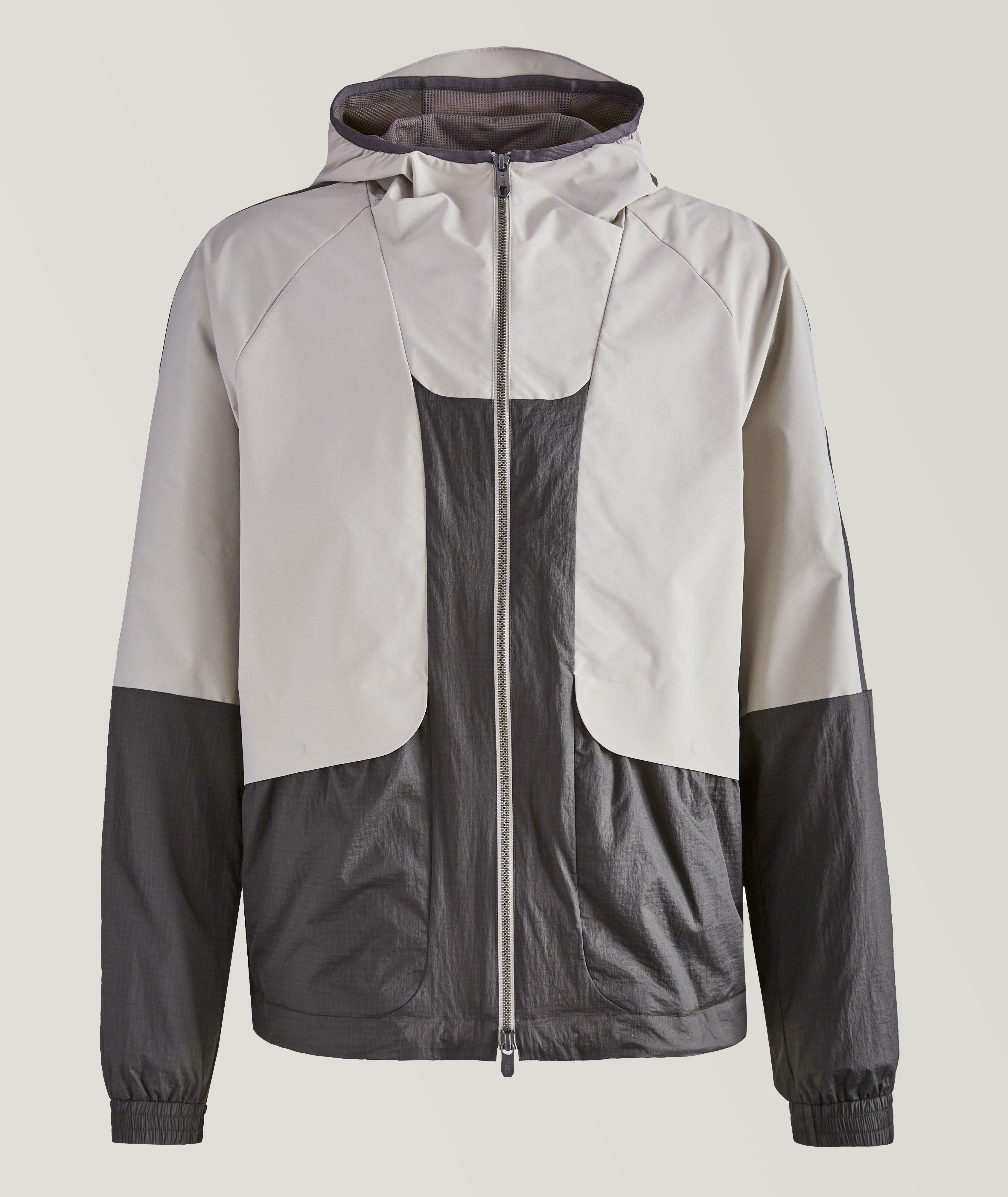 Soft Shell Mix-Media Hooded Jacket  image 0