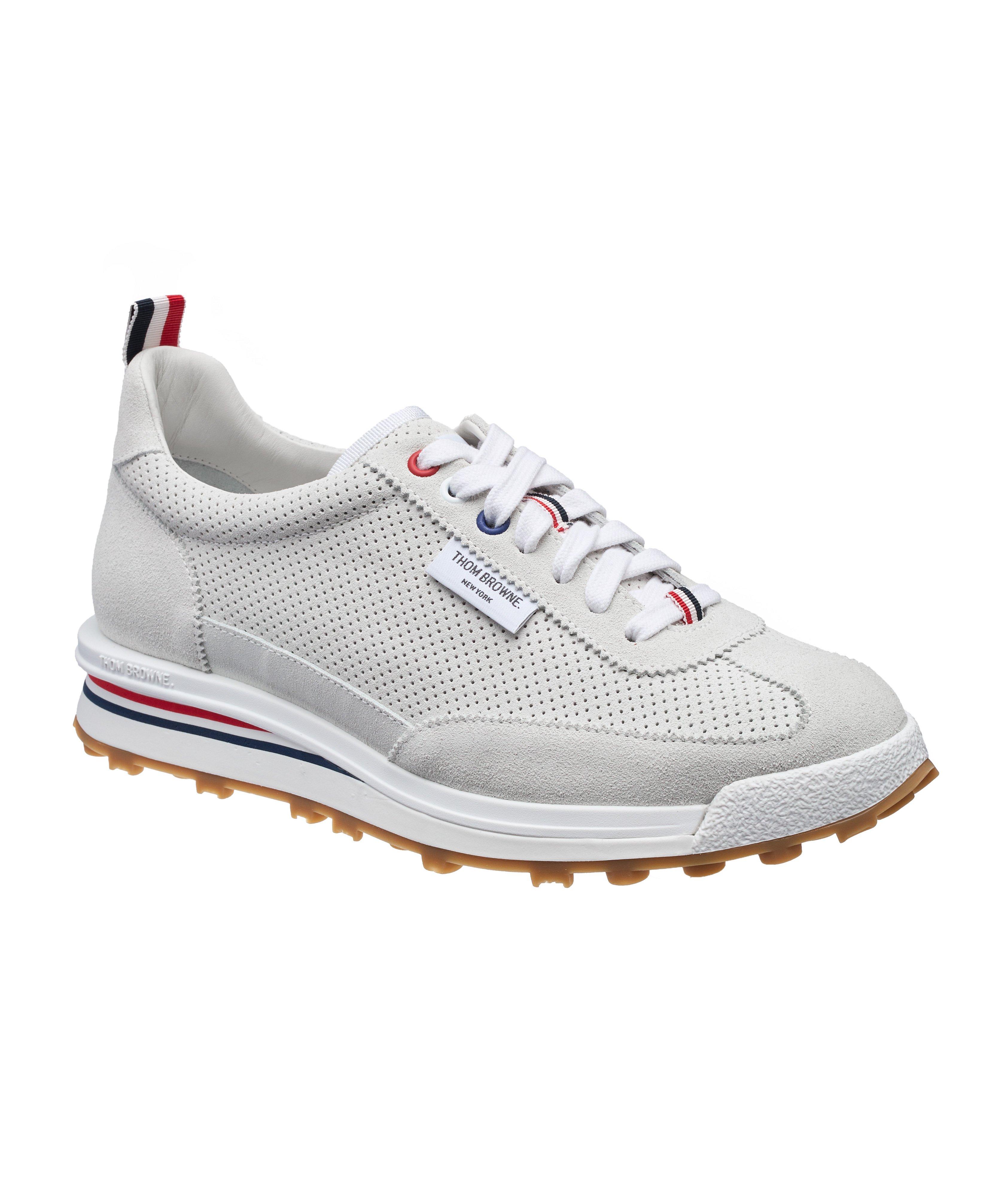 Suede-Mesh Tessuto Sneakers image 0