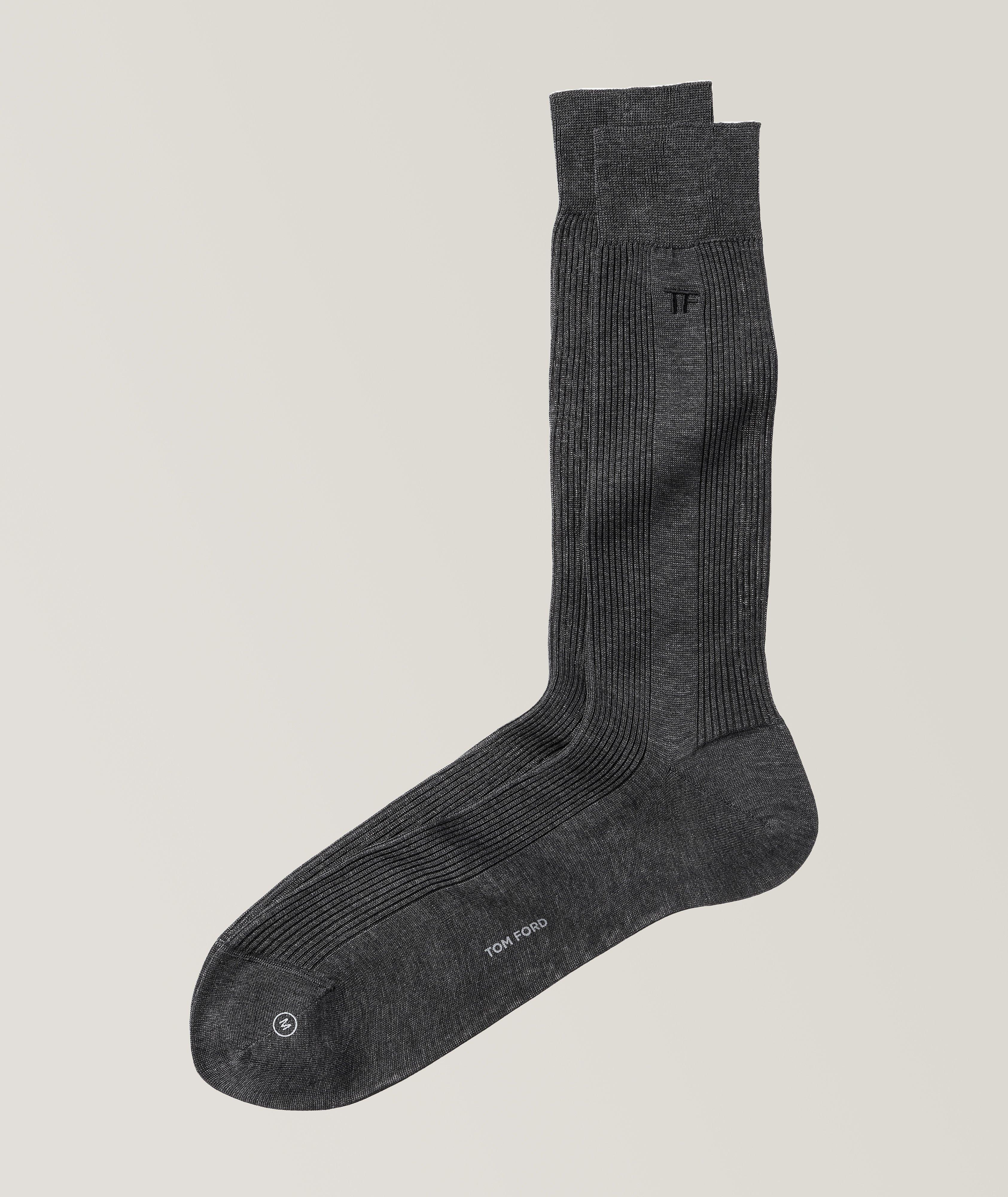 TOM FORD Ribbed High Dress Socks | Socks | Harry Rosen