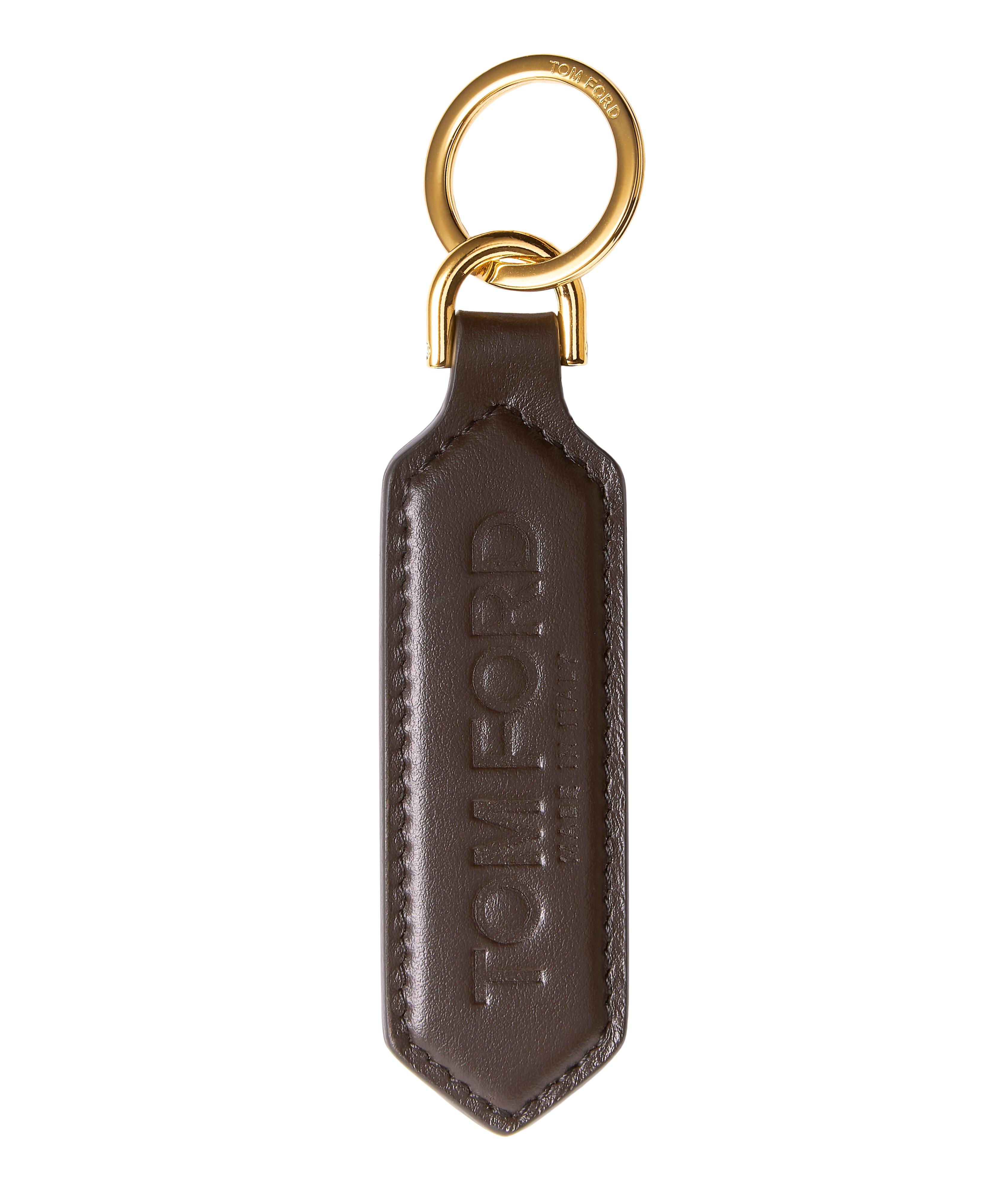 Calfskin Leather Keychain image 0