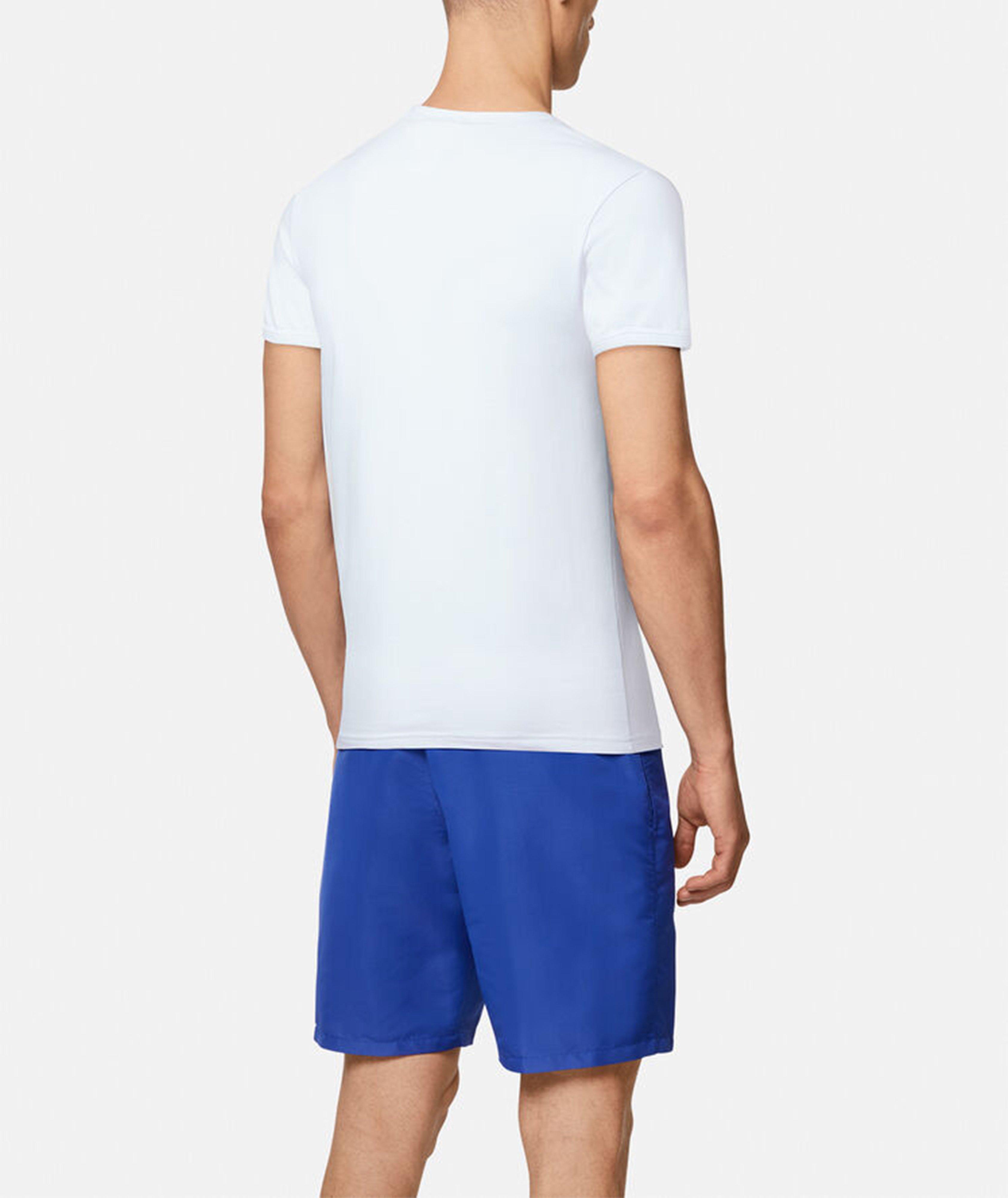 Medusa Logo Stretch-Cotton V-Neck Undershirt  image 2