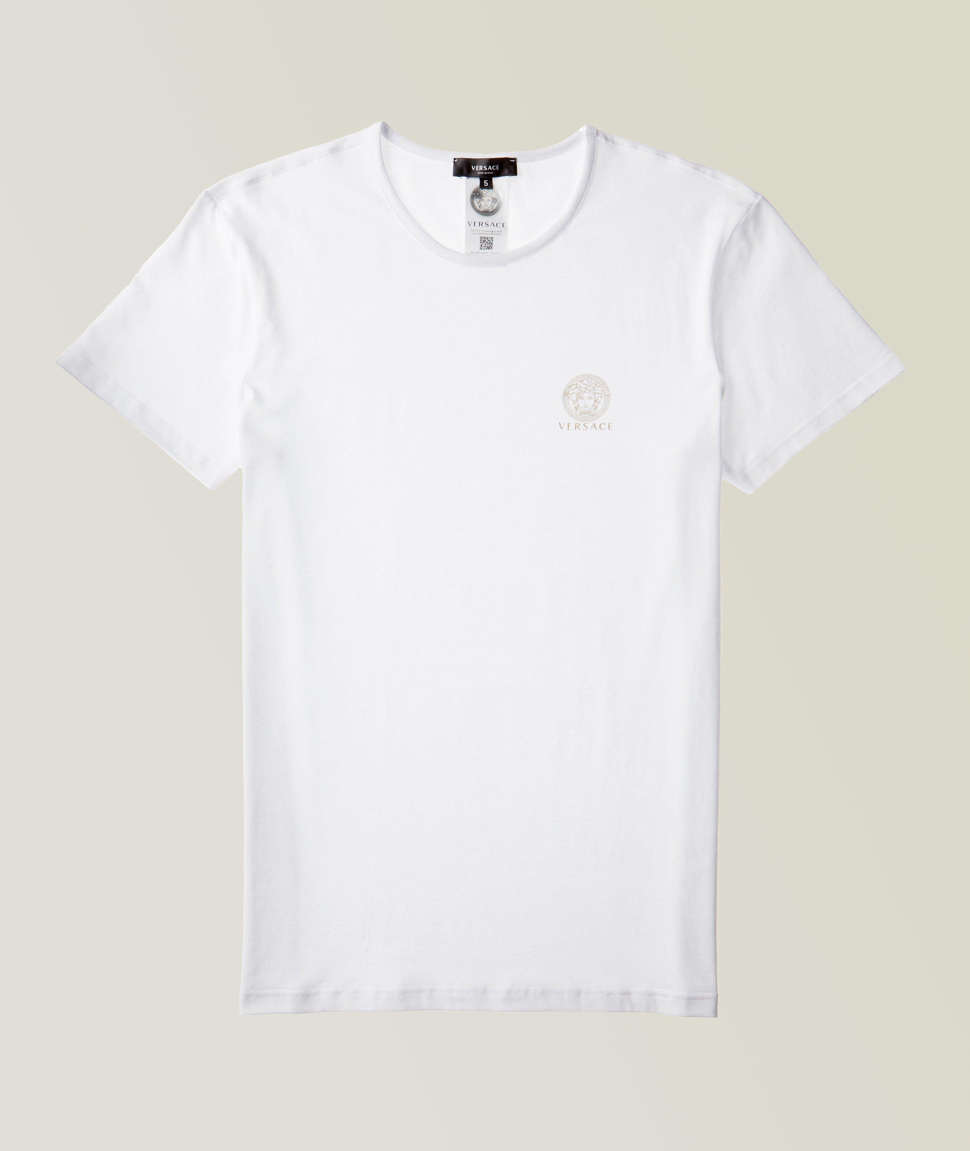 Medusa Logo Stretch-Cotton Undershirt