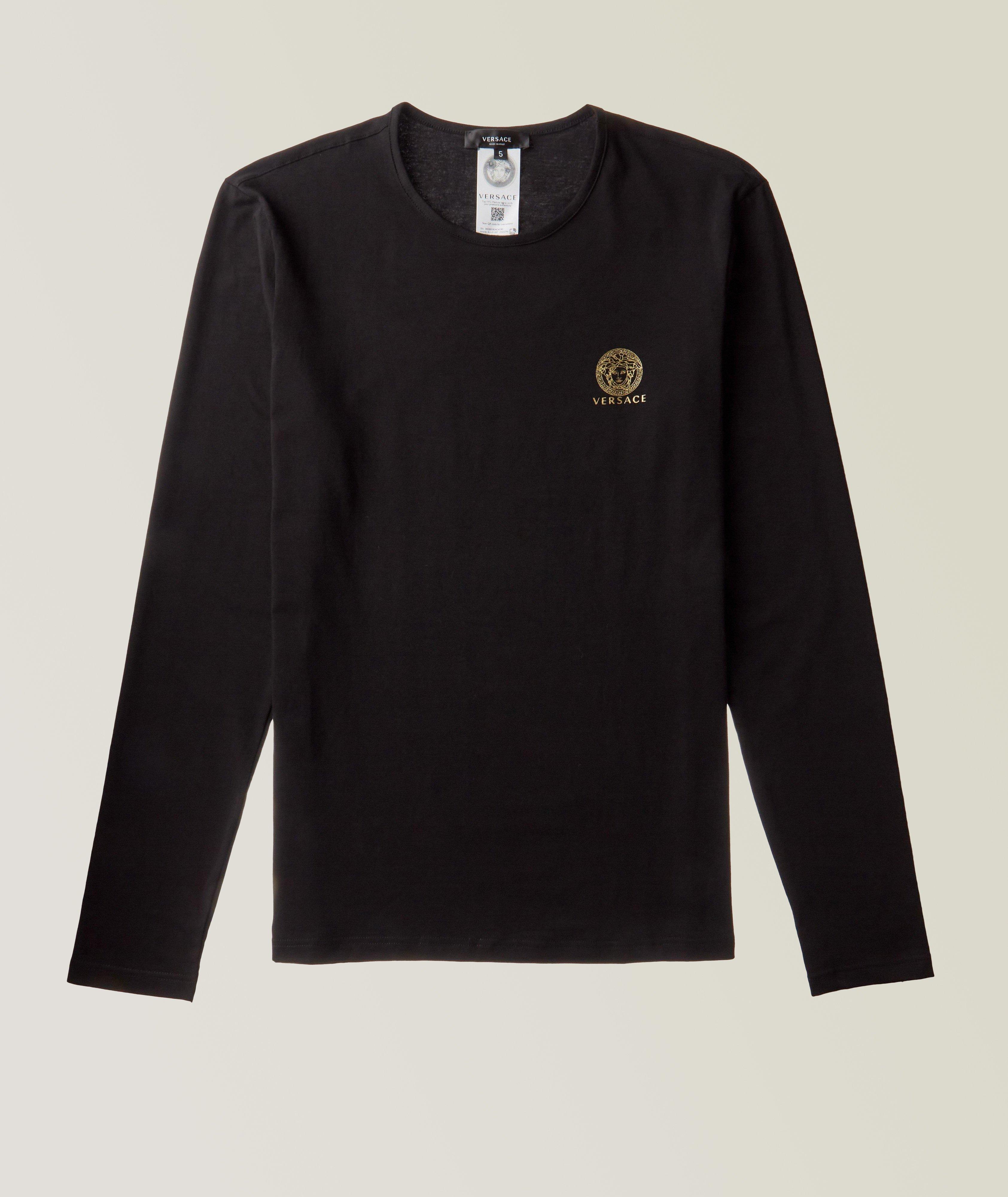 Versace Medusa Logo Stretch-Cotton Undershirt, Underwear