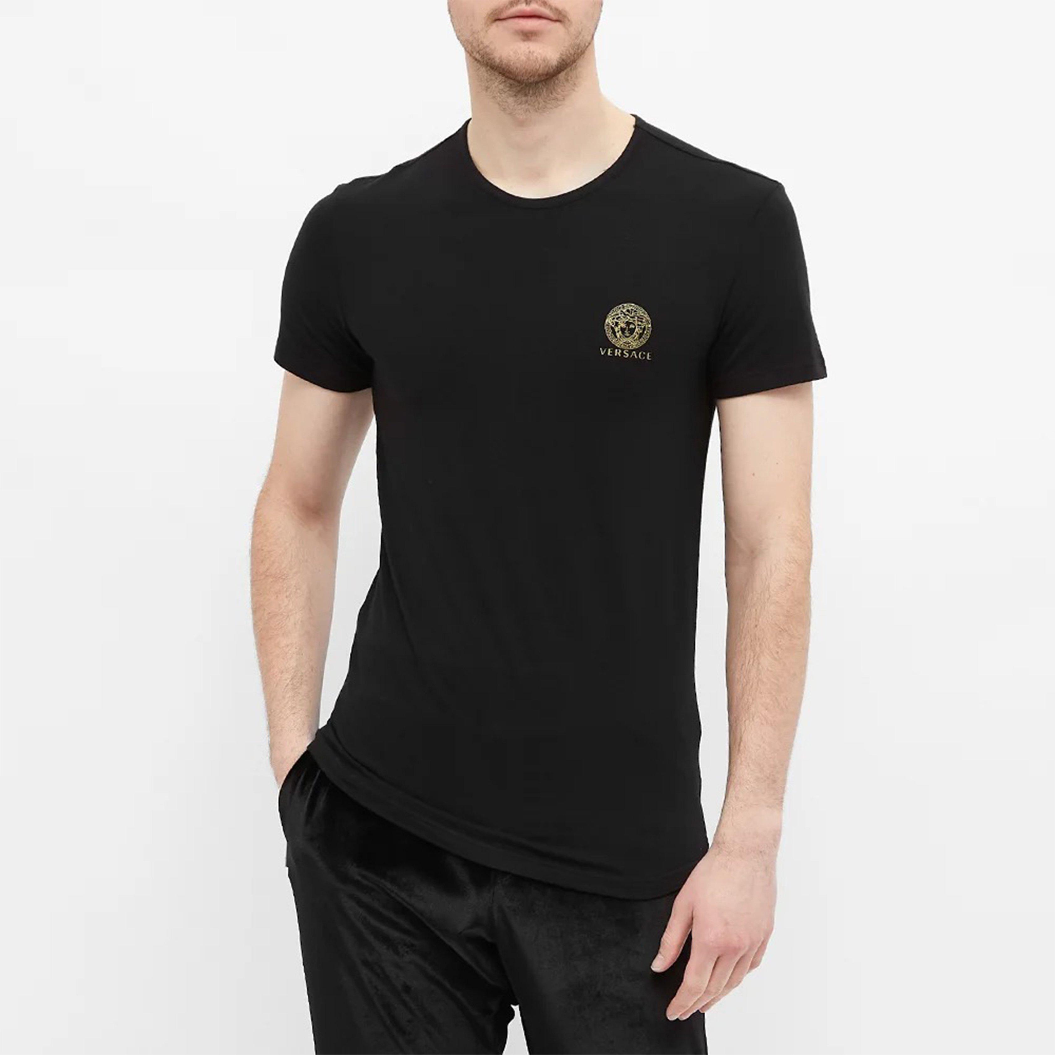 Versace Bi-Pack Medusa Logo Stretch-Cotton T-Shirt, Underwear