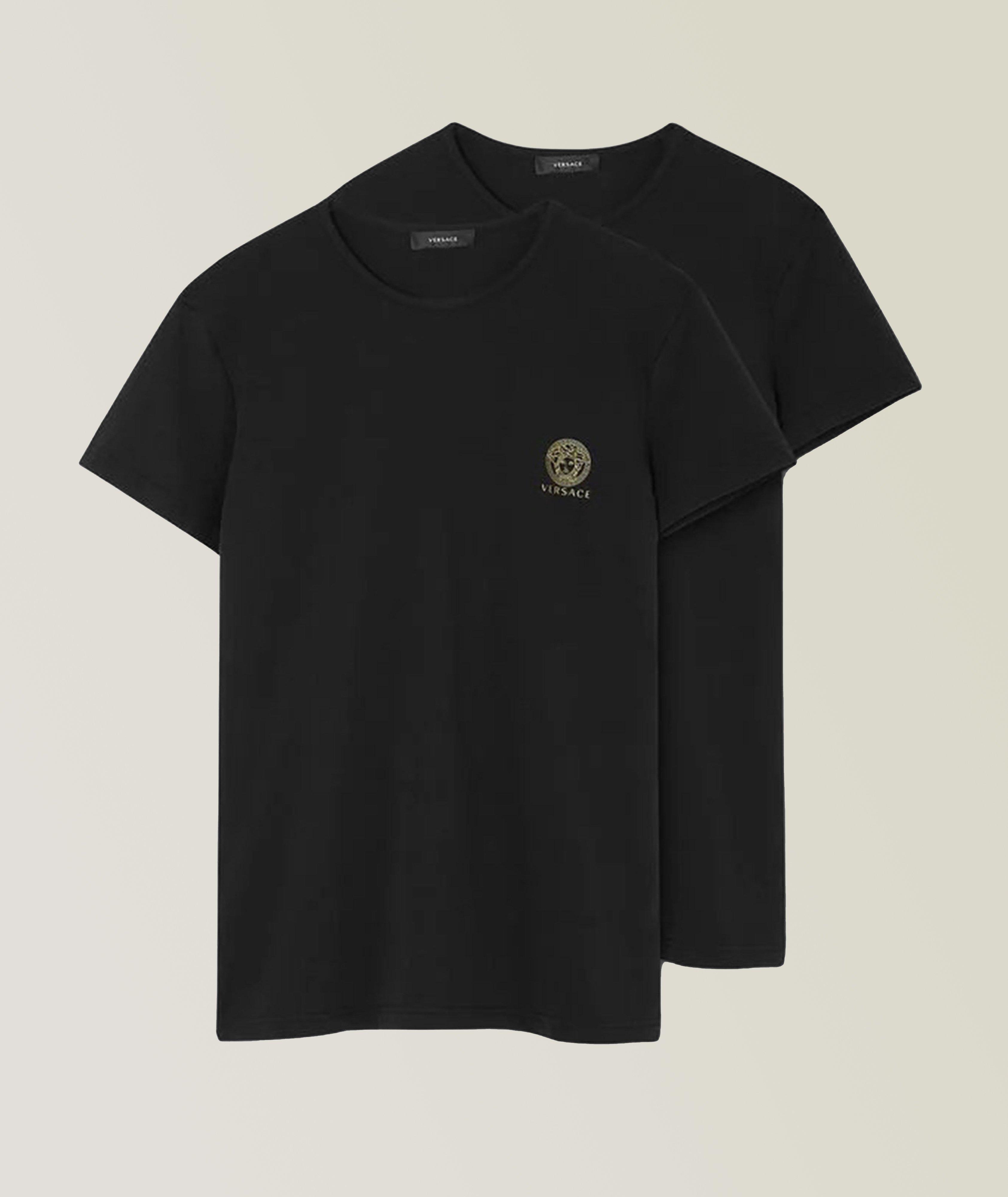 T-shirt en coton extensible avec logo de Méduse image 0