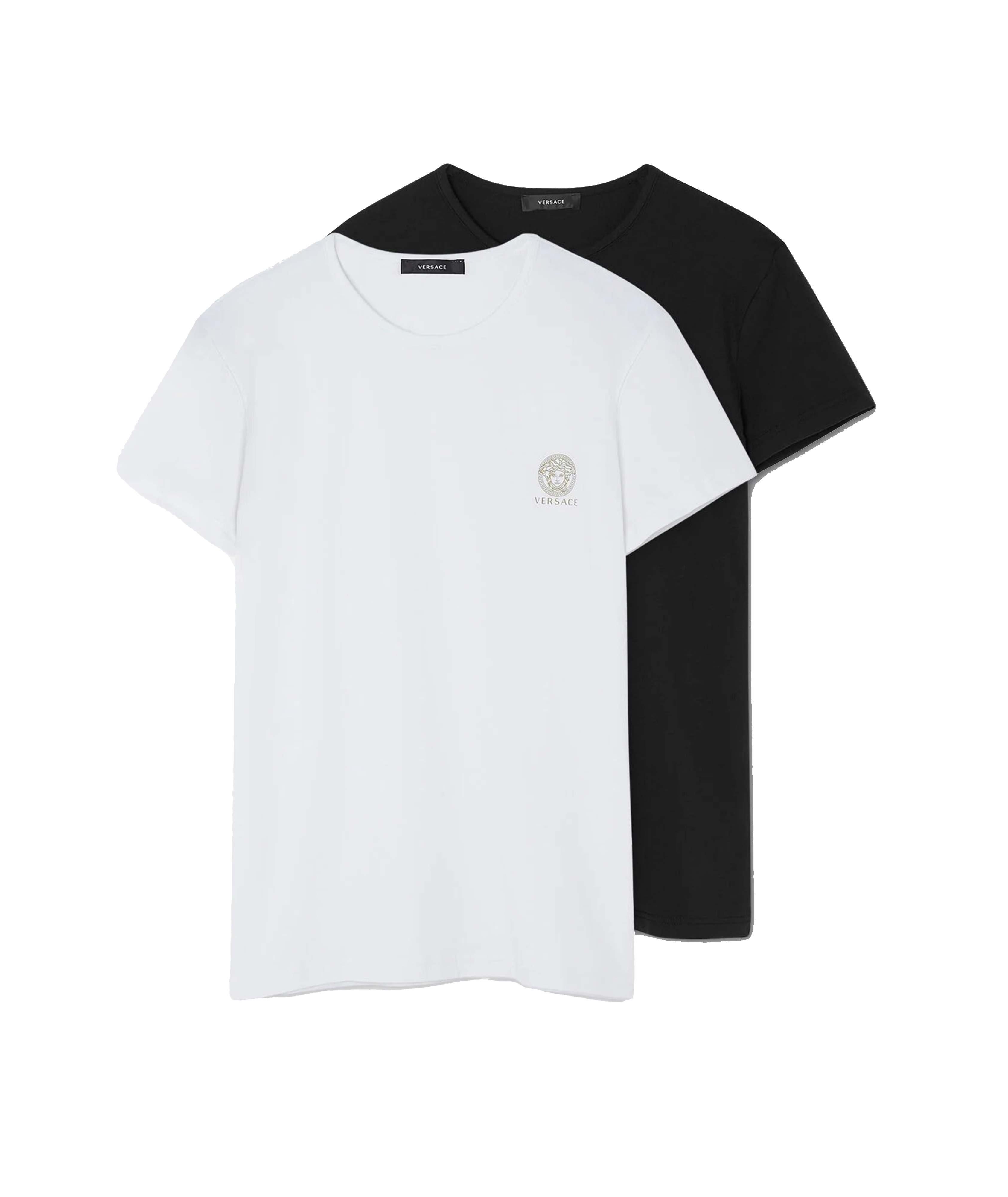 T-shirt en coton extensible avec logo de Méduse image 0