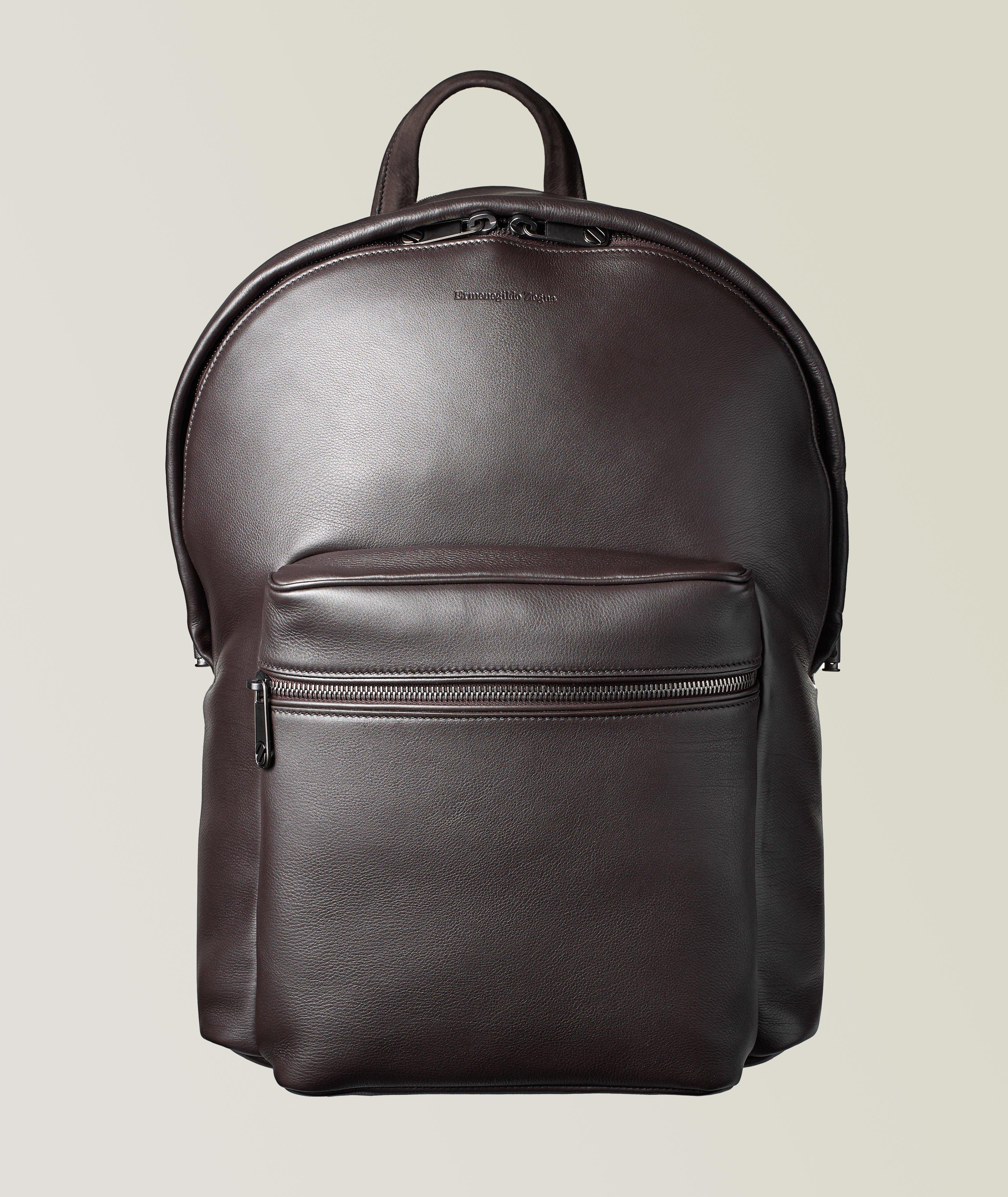 Calfskin leather backpack 2025