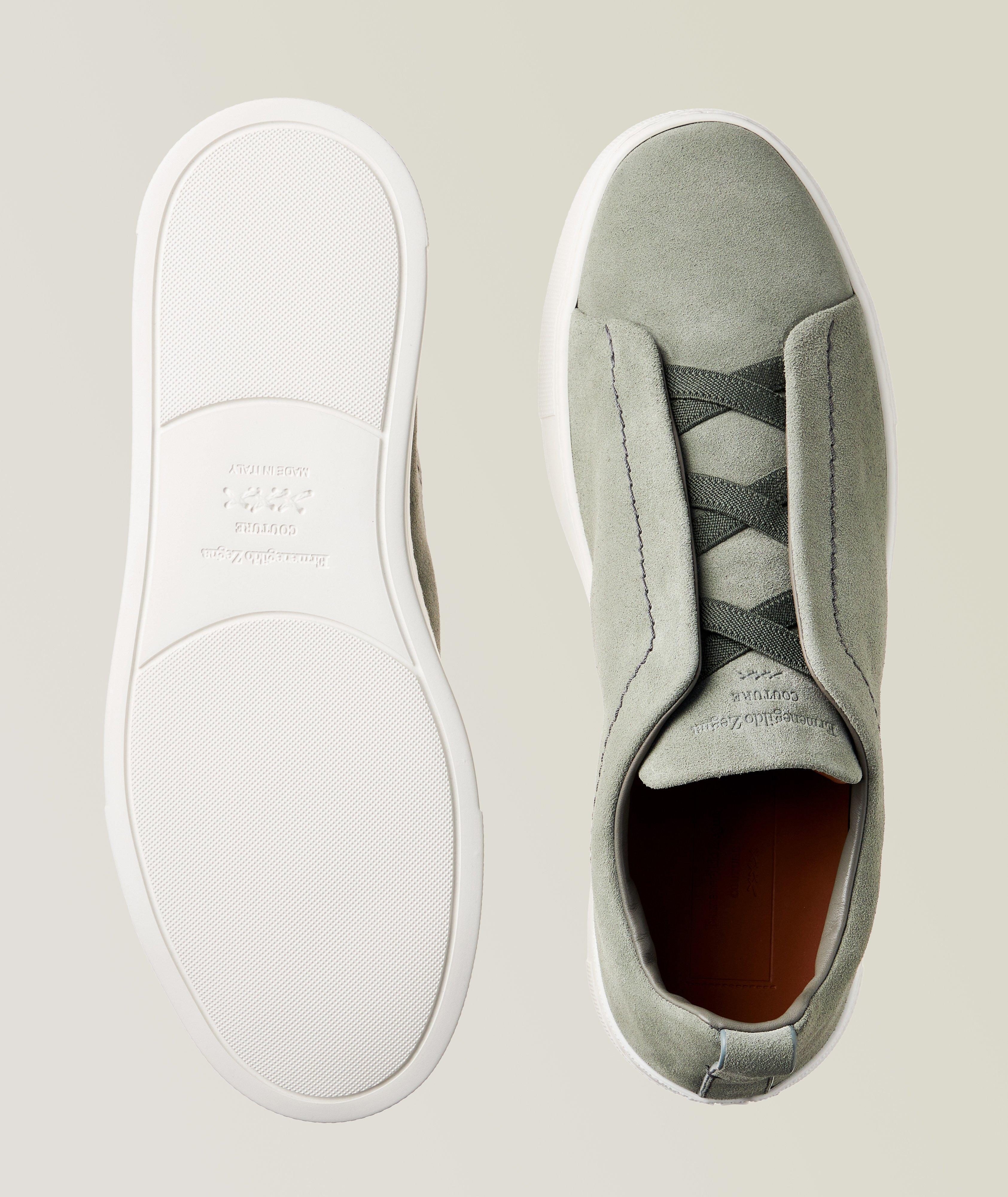 Suede Triple Stitch Sneakers image 2