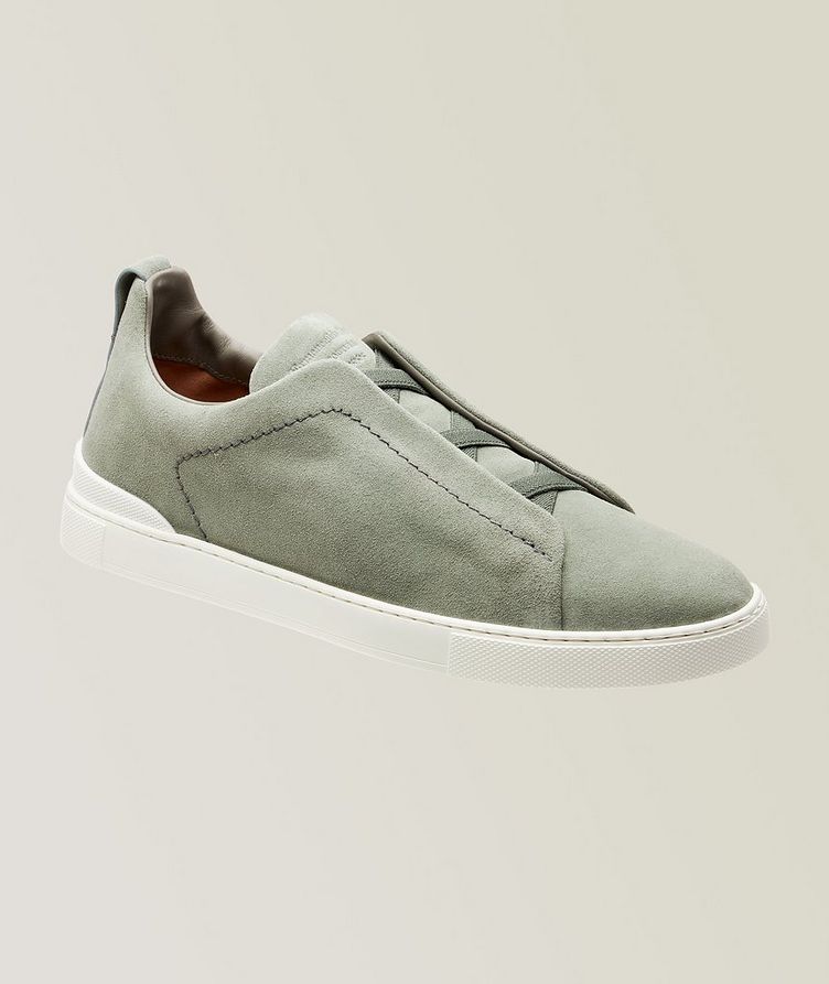 Suede Triple Stitch Sneakers image 0