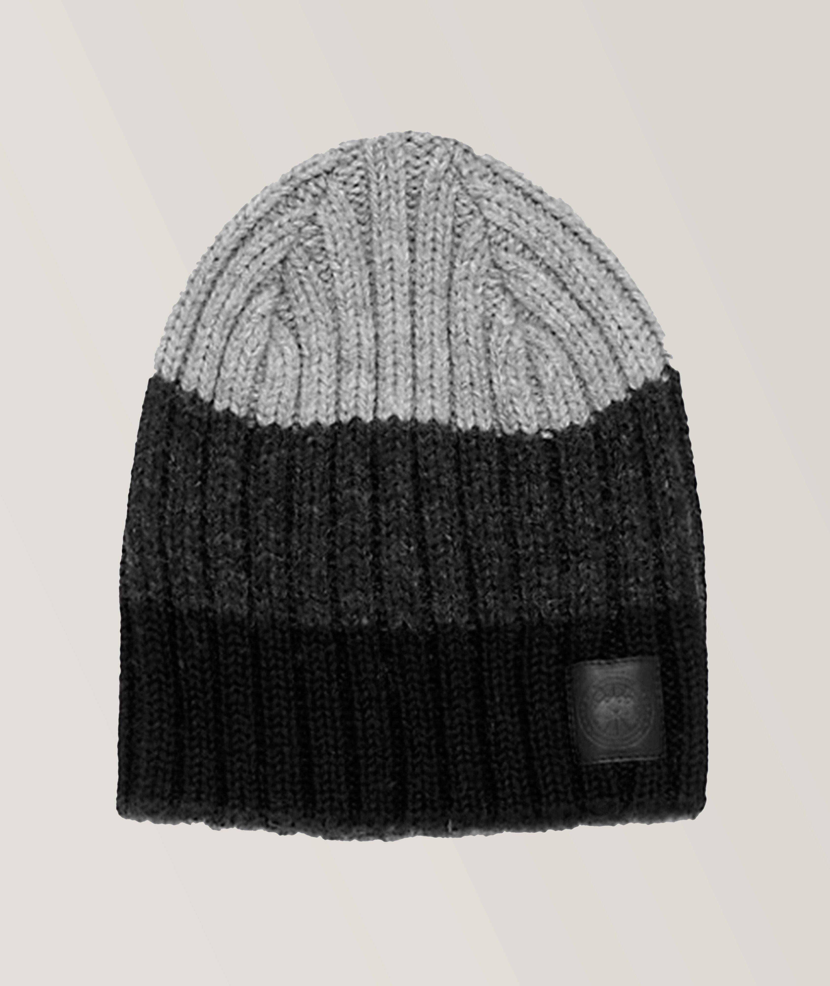 Ribbed Block Slouch Wool Toque image 0