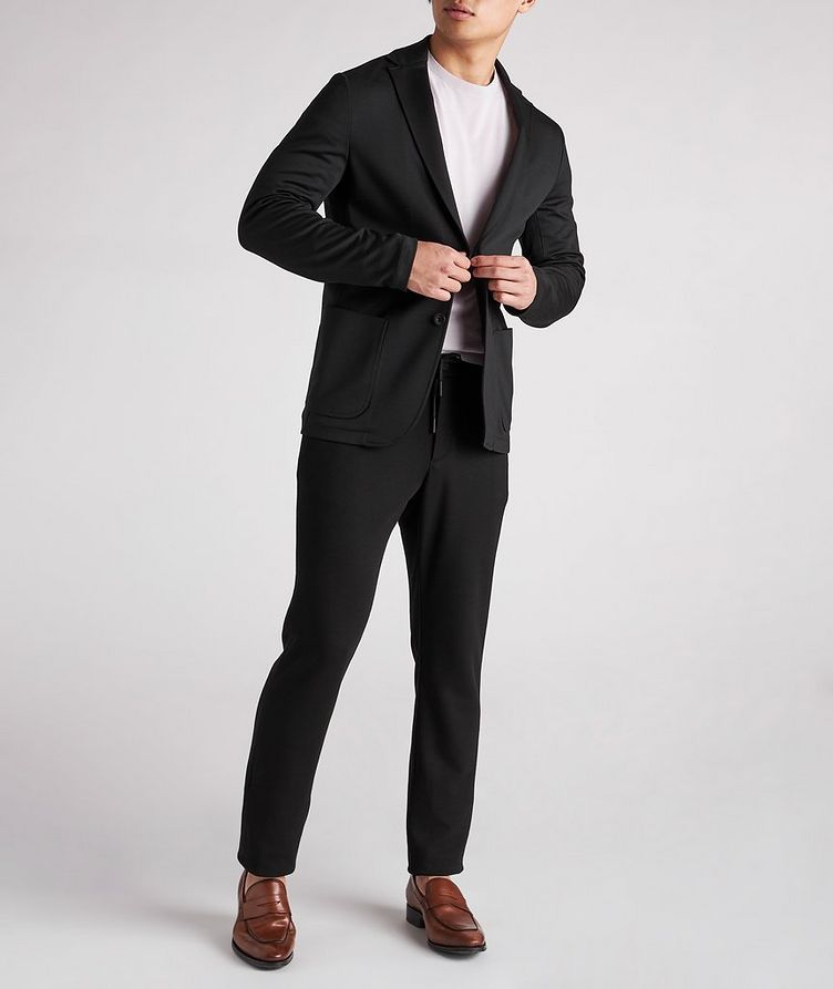 Unconstructed Stretch-Wool Blend Jersey Sports Jacket  image 1