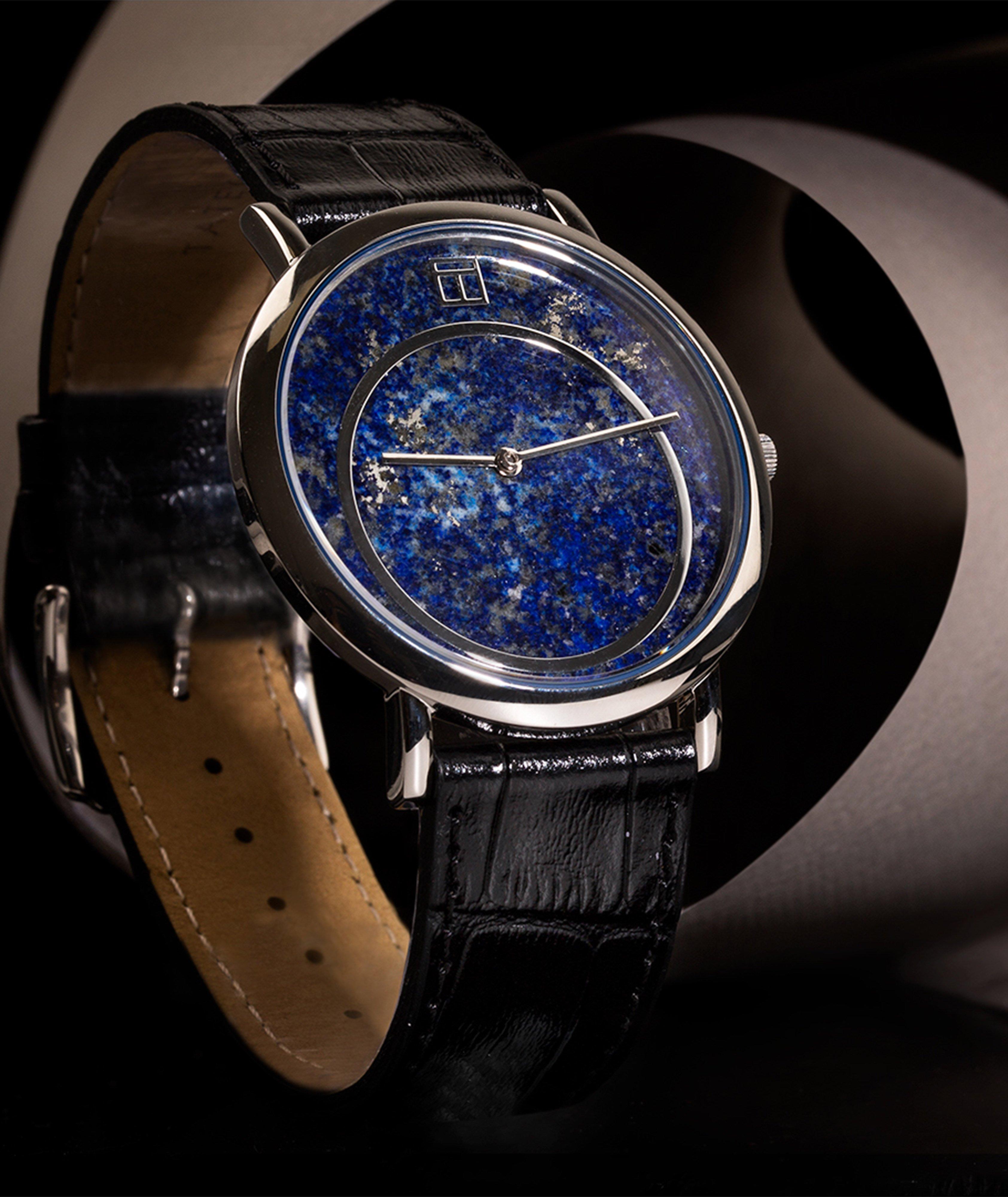 Montre Prezioso à détail en lapis-lazuli image 1