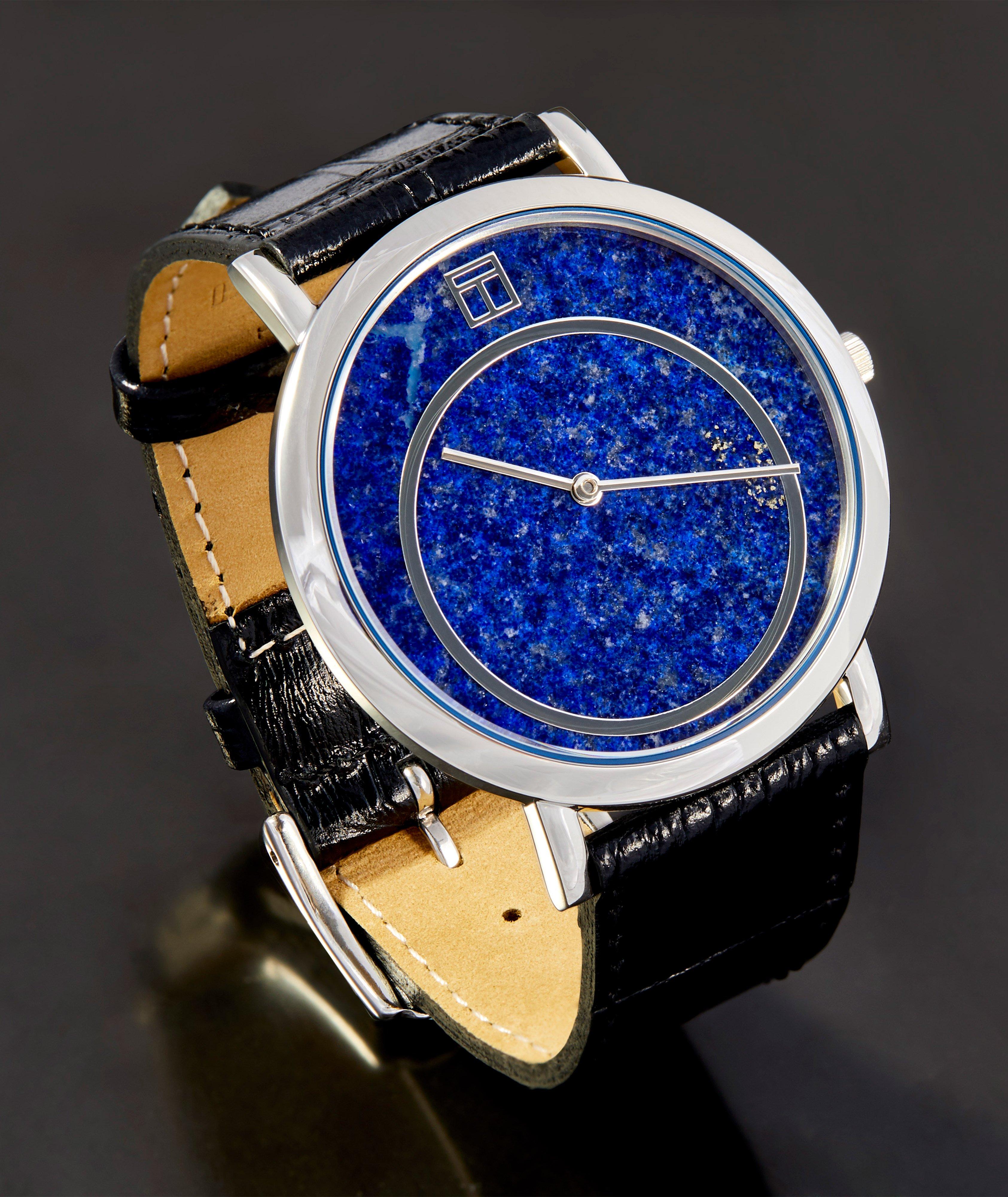 Montre Prezioso à détail en lapis-lazuli image 2