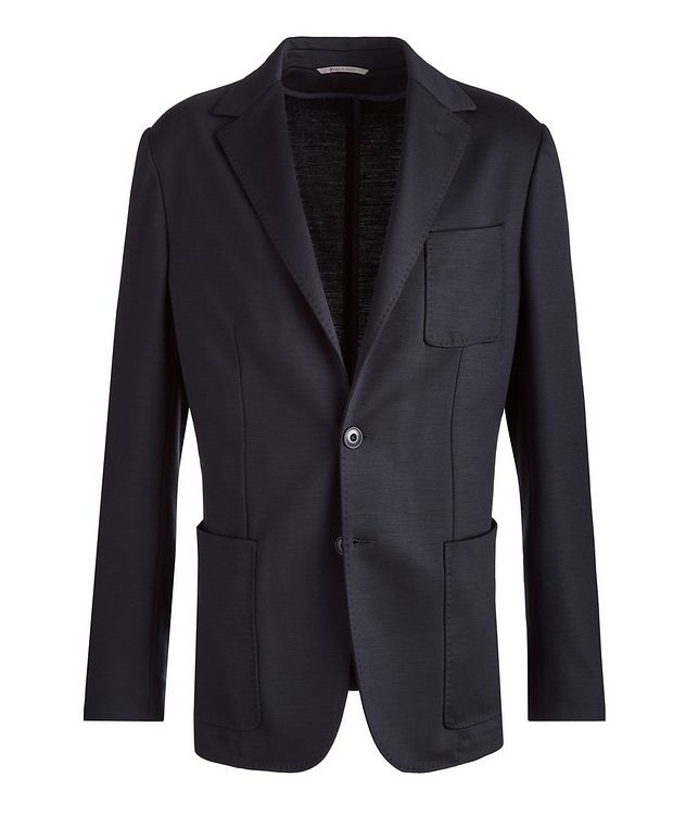 Unstructured Wool-Blend Suit picture 1