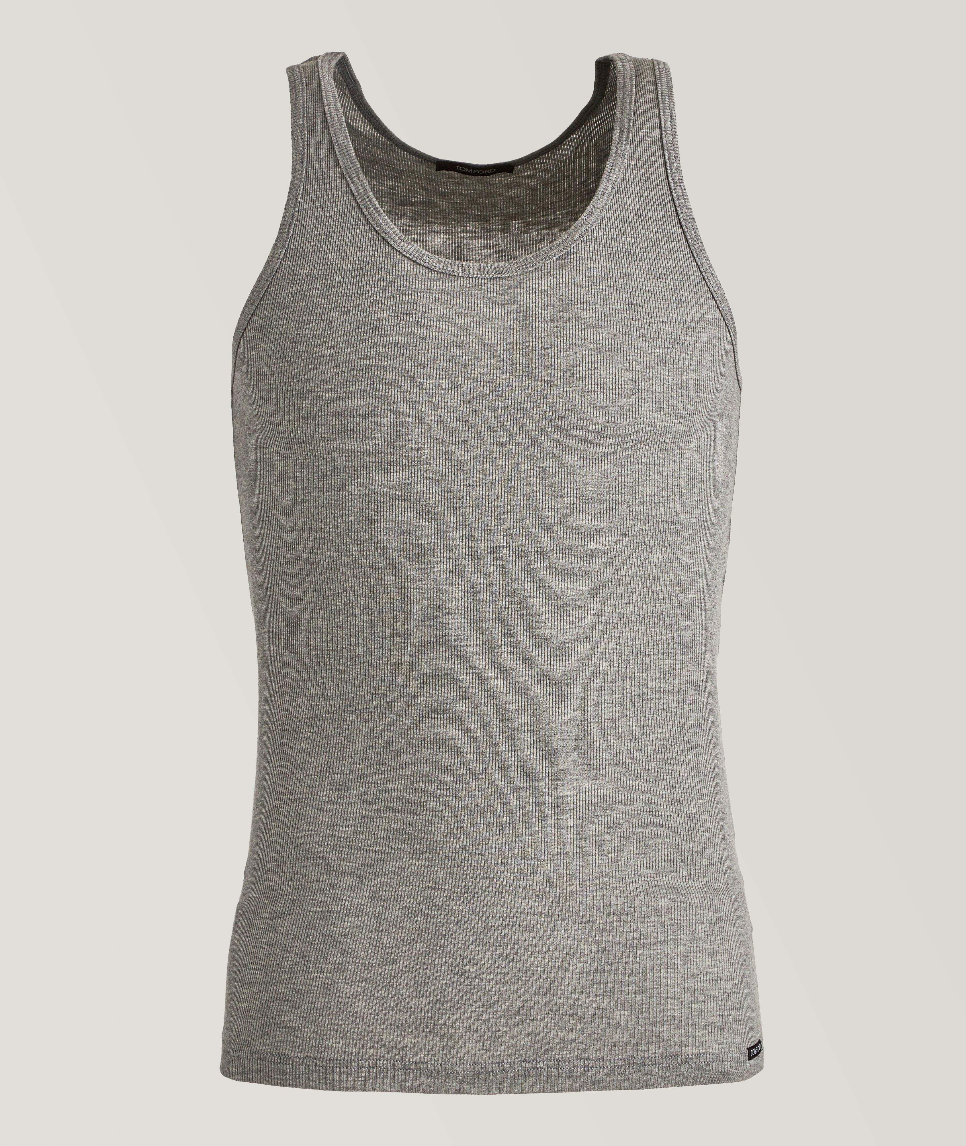 TOM FORD Ribbed Cotton-Blend Tank Top, Underwear