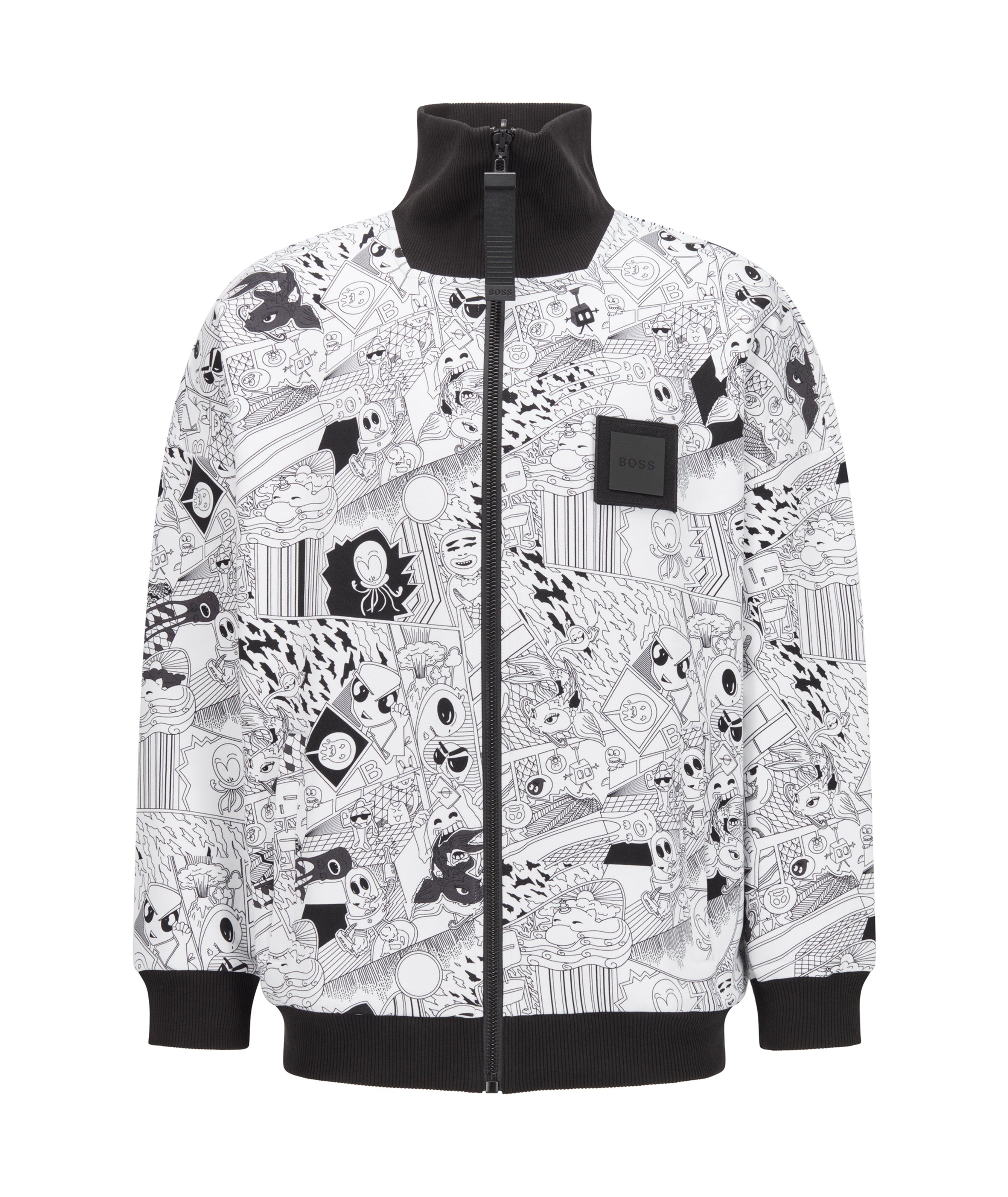 Skarley Lotus Printed Track Jacket image 0