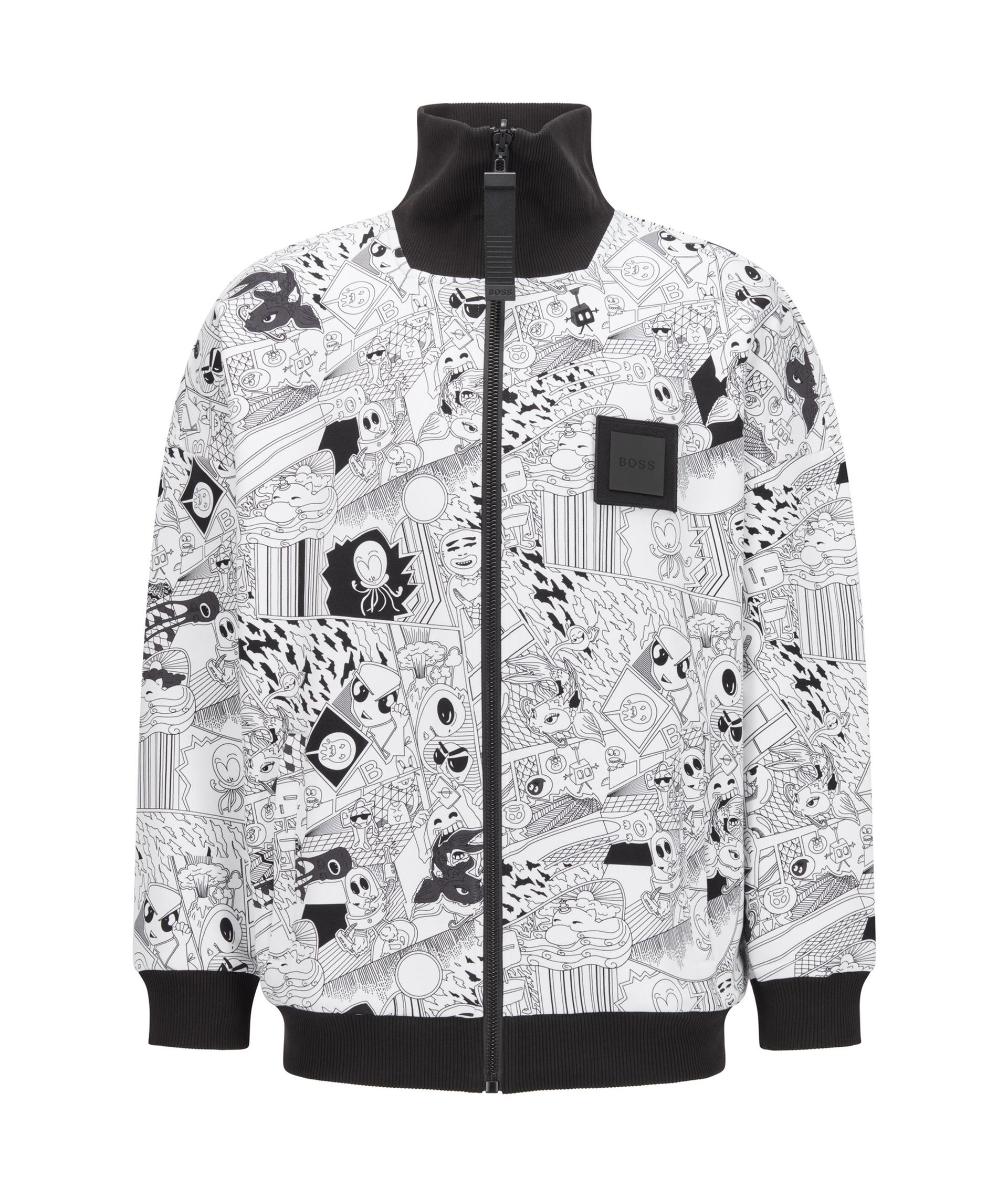 Skarley Lotus Printed Track Jacket image 0