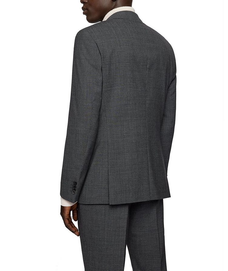 H-Huge Slim-Fit Houndstooth Wool Suit image 2