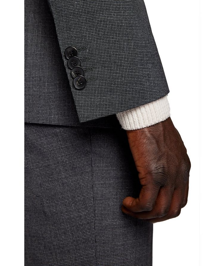H-Huge Slim-Fit Houndstooth Wool Suit image 5