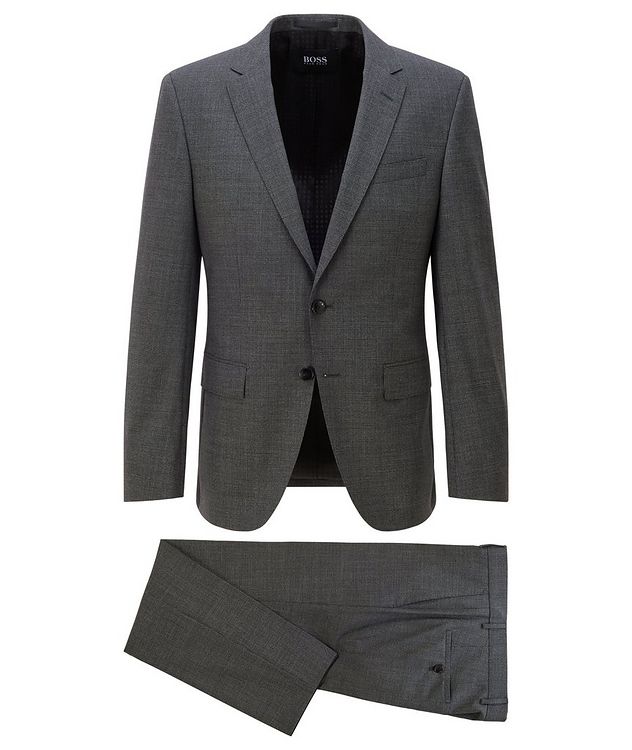 H-Huge Slim-Fit Houndstooth Wool Suit picture 1