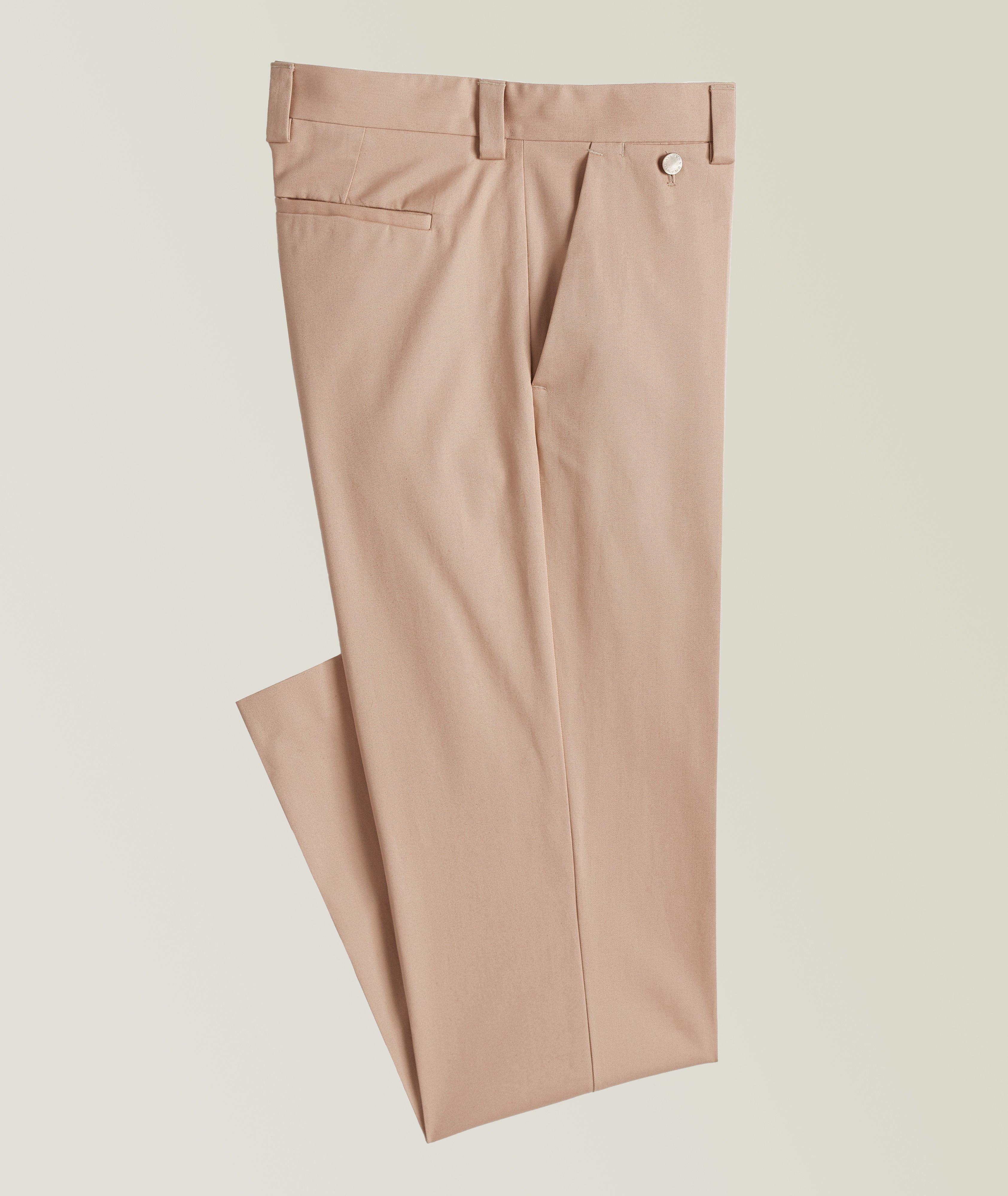 Pantalon tailleur en gabardine de coton image 0