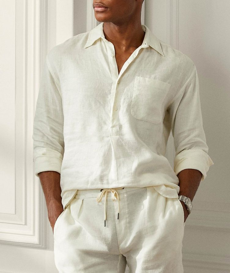 Contemporary Fit Linen Shirt image 2