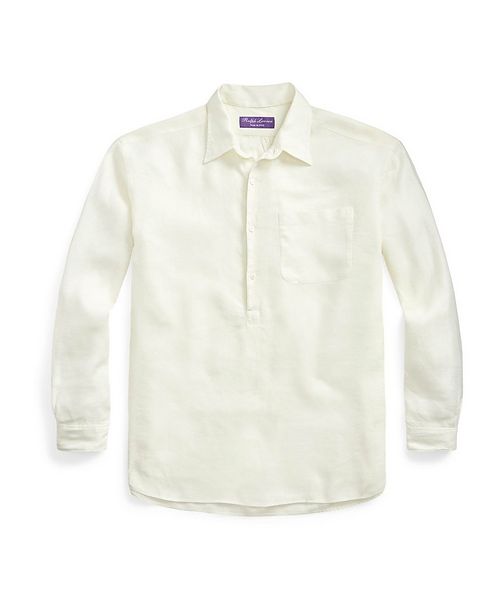 Ralph Lauren Purple Label Contemporary Fit Linen Shirt
