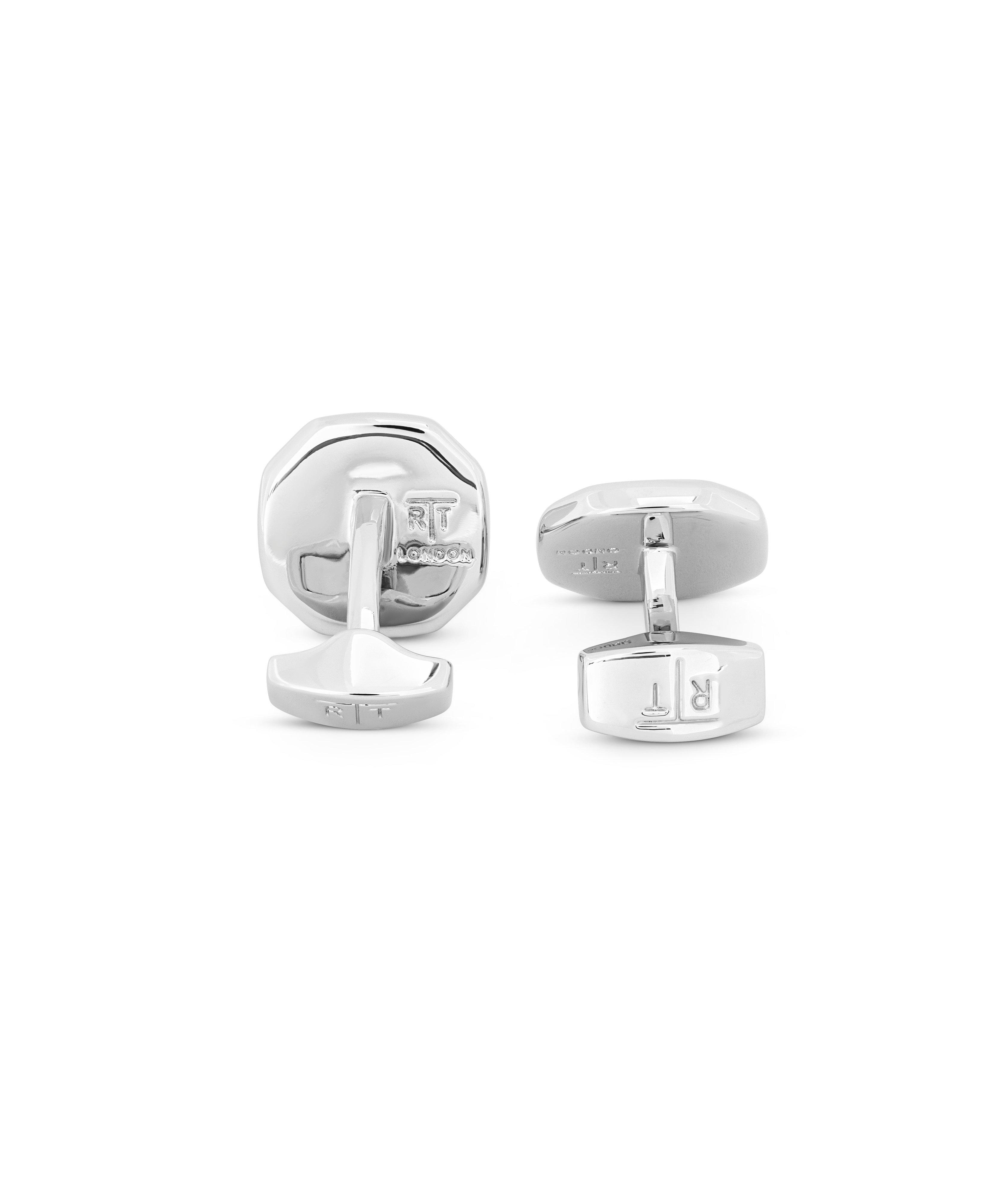 Octagon Onyx Cufflinks  image 2