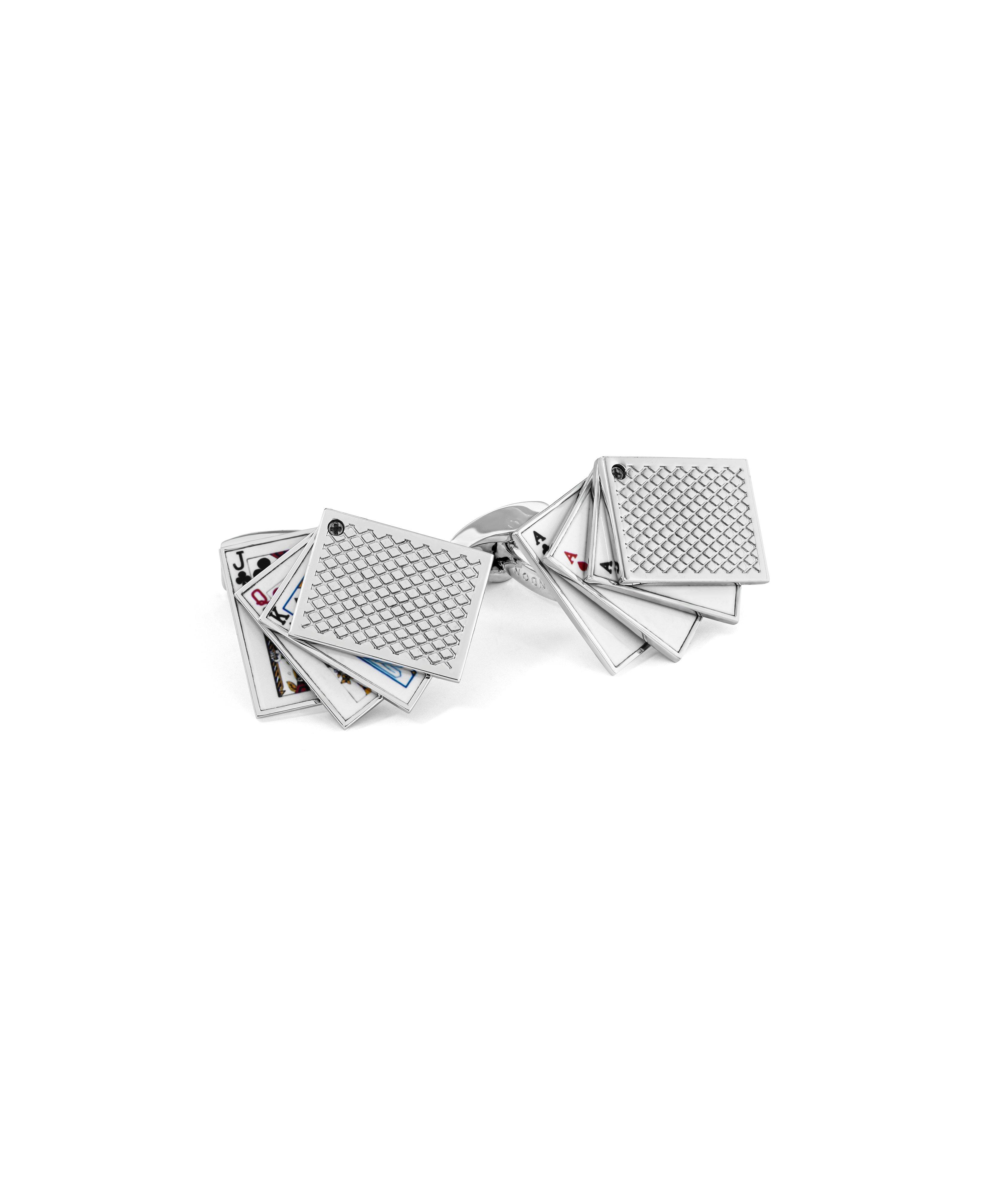 Rotating Pack of Cards Cufflinks  image 0