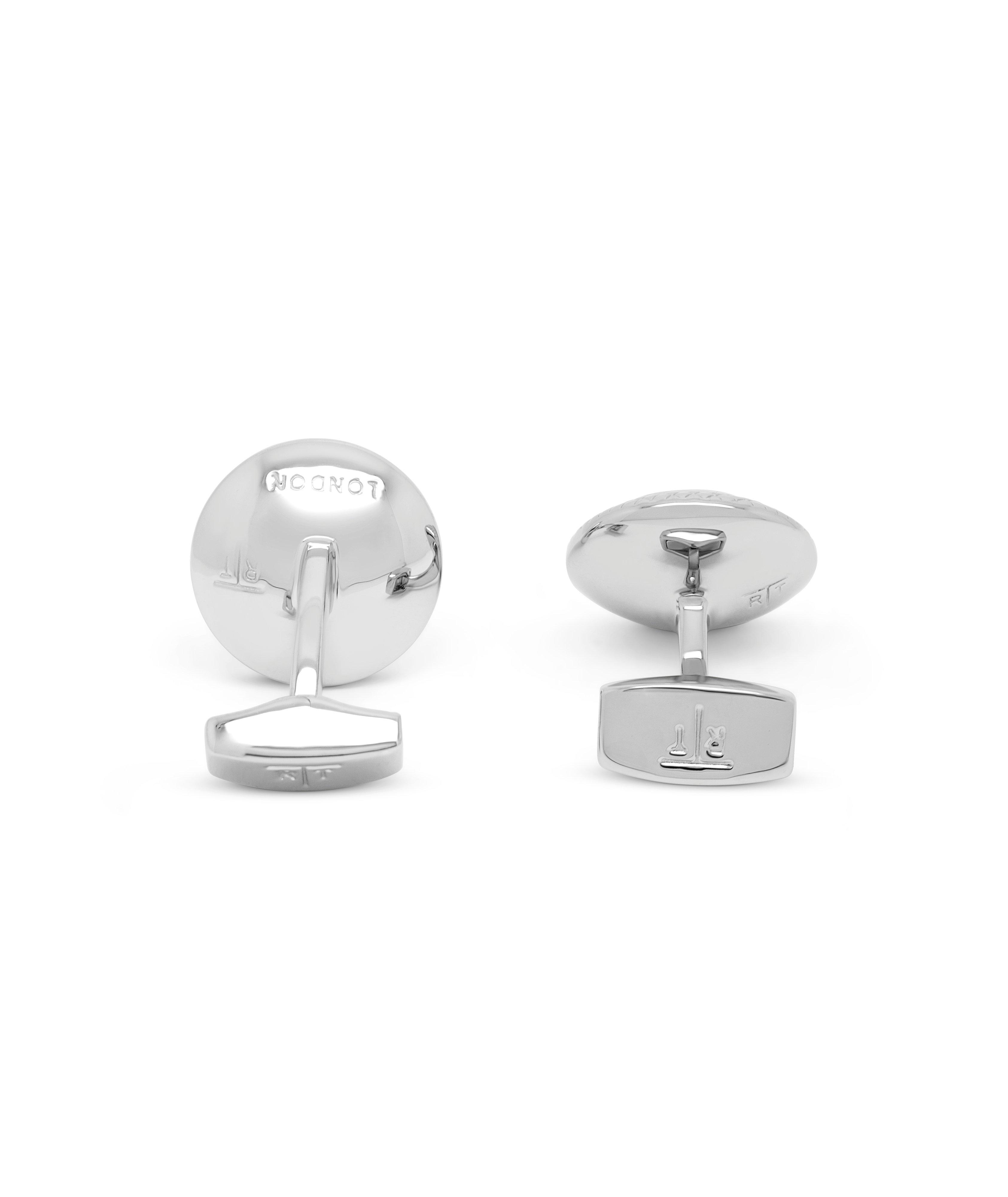 Boutons de manchette sertis de nacre image 2