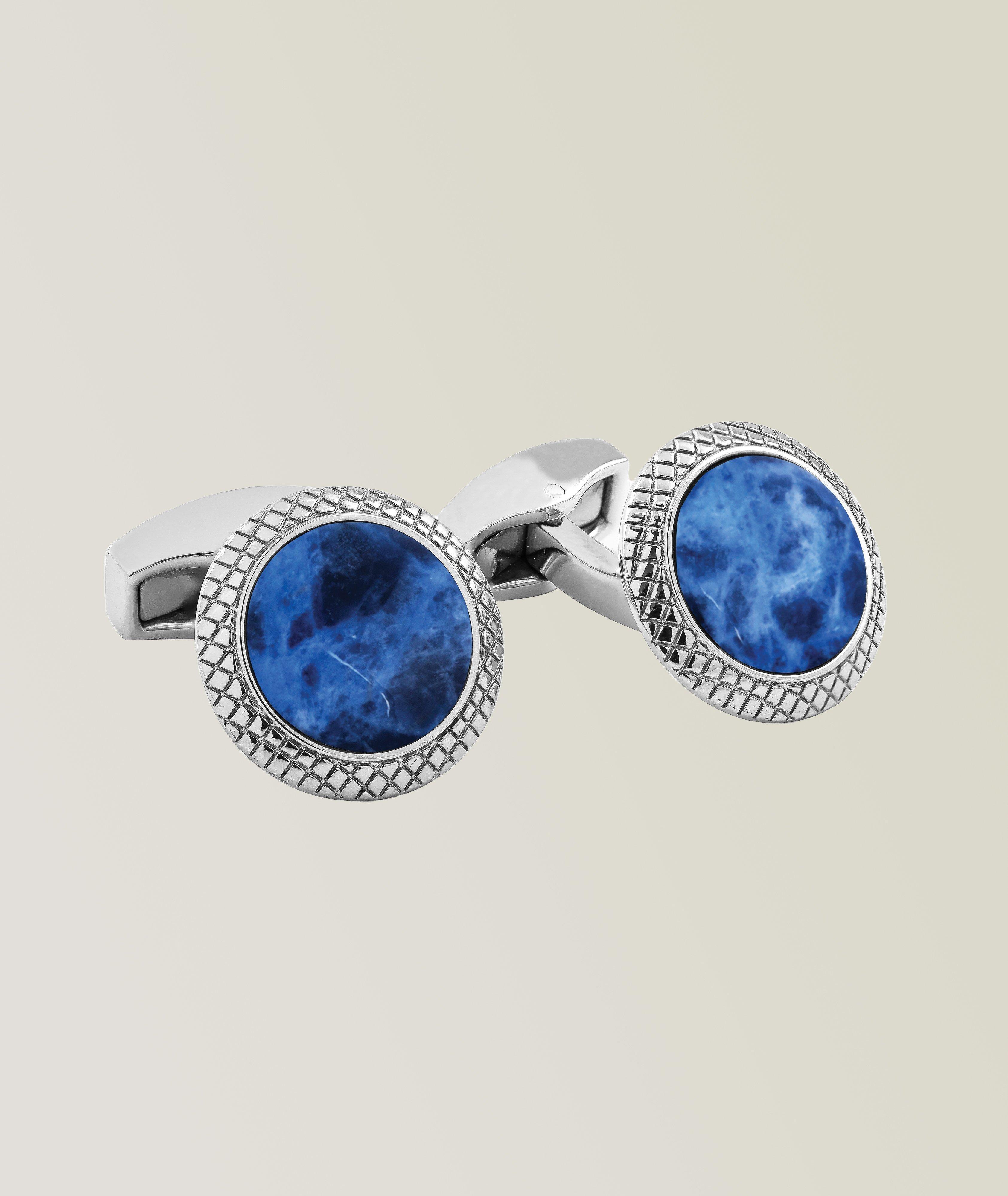 Bullseye Sodalite Cufflinks image 0