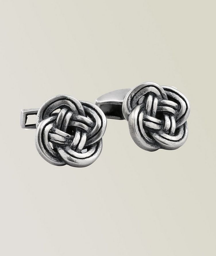 Celtic Knot Sterling Silver Cufflinks  image 0