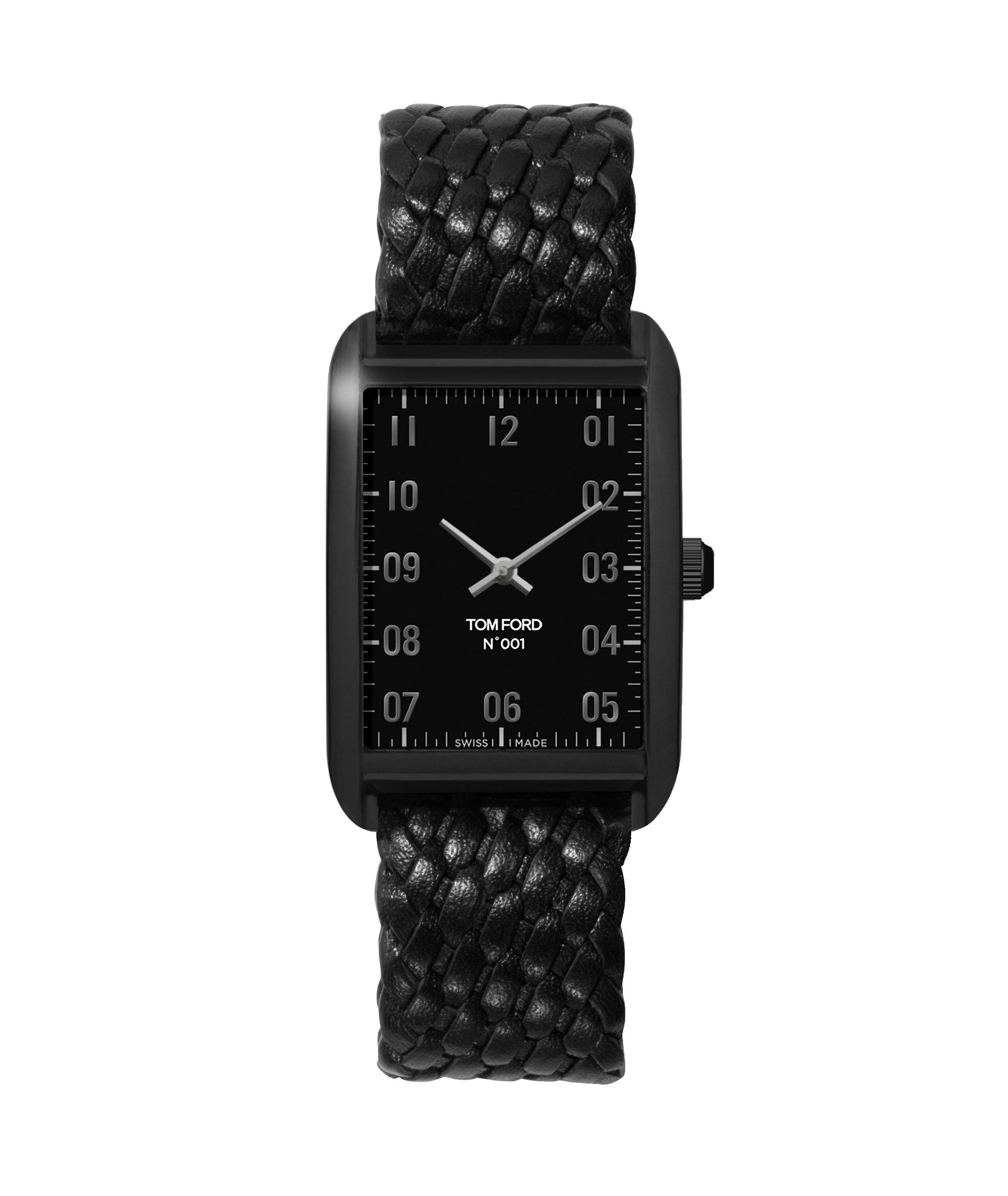 No.001 Matte DLC Coated  Stainless Steel Watch image 0