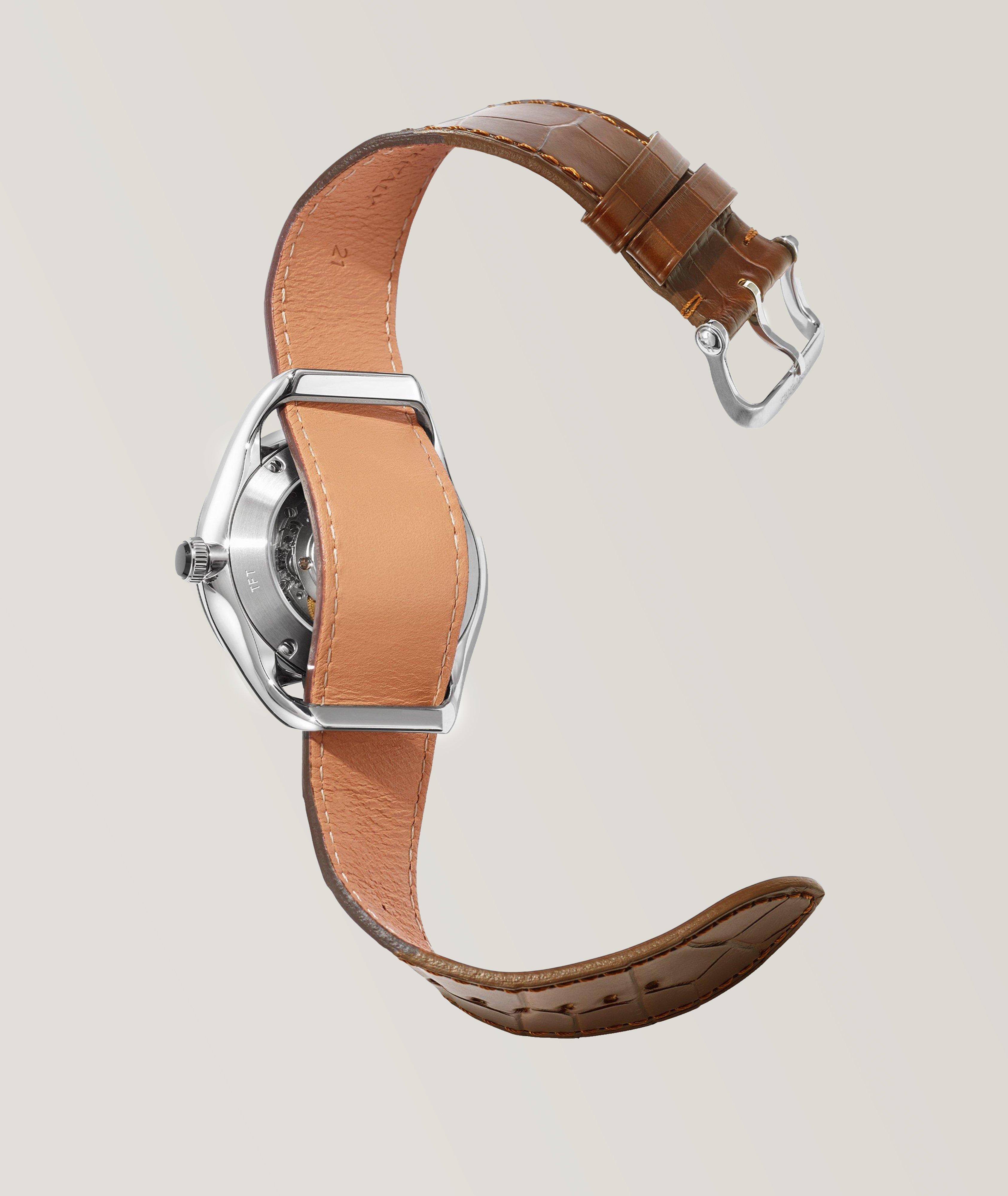 No.002 Polished  Stainless Steel Watch image 1