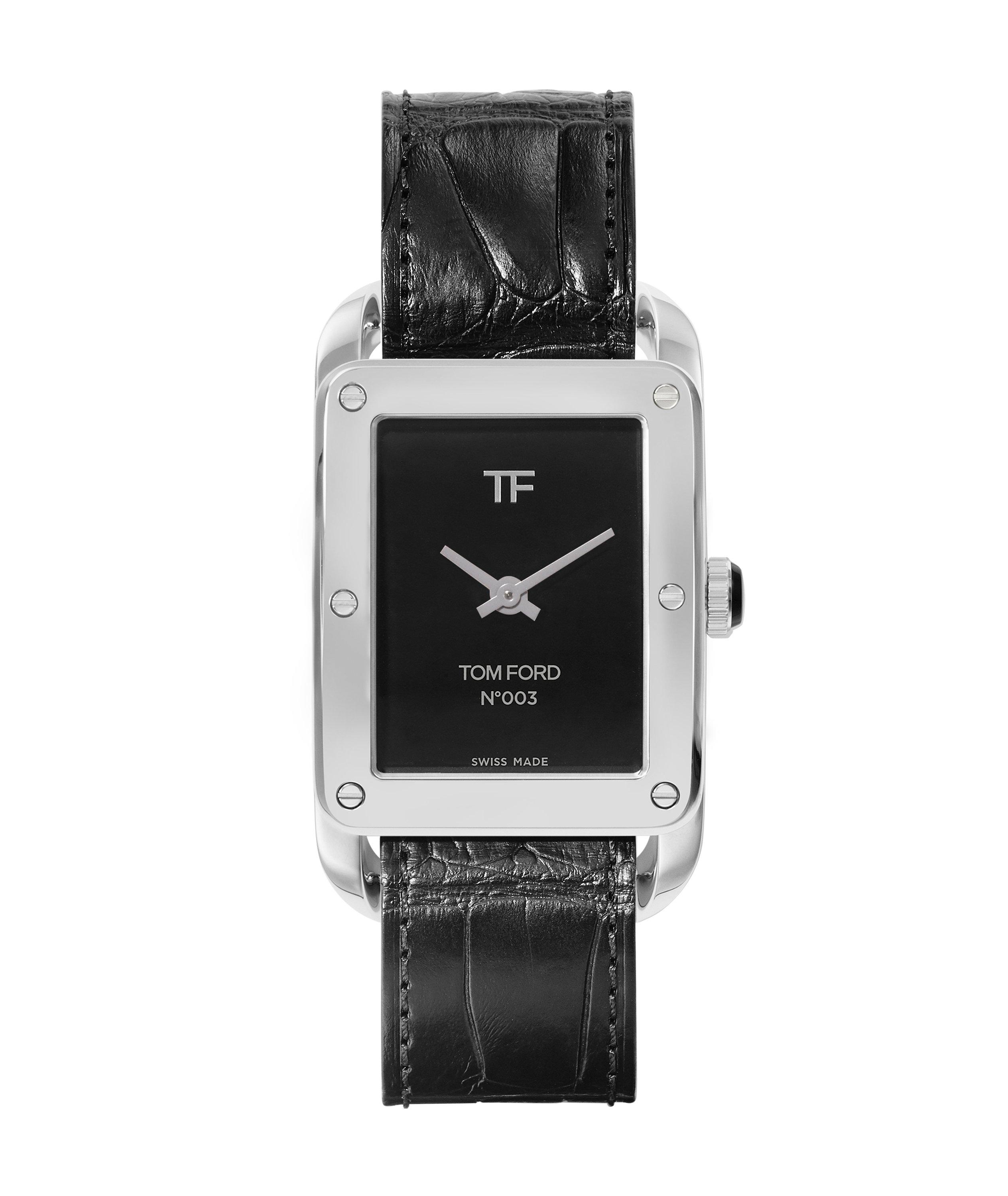 No.003 Polished  Stainless Steel Watch image 0