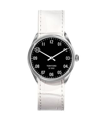 Tom Ford No.002 Polished  Stainless Steel Watch