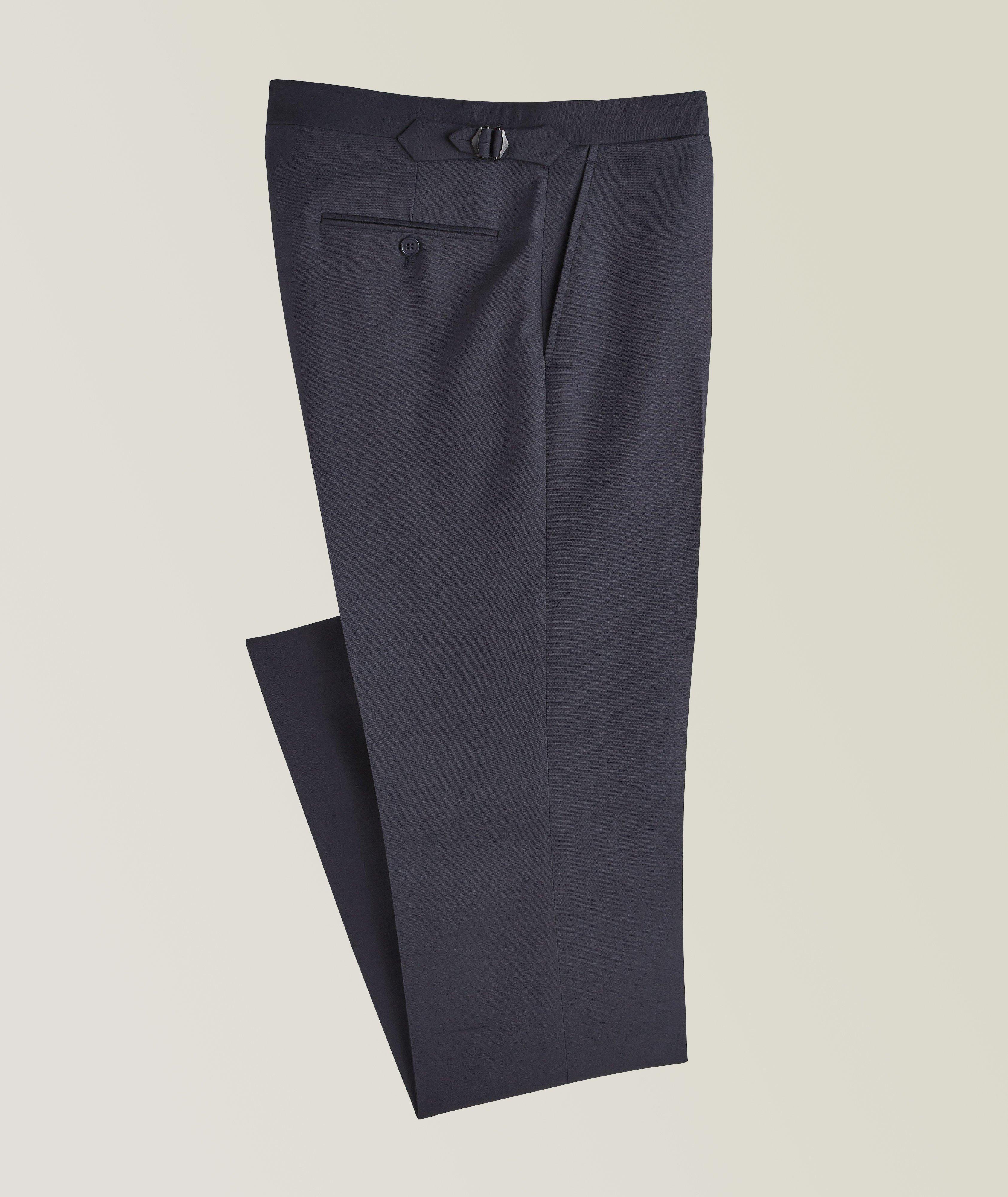 Contemporary Fit Silk Blend Dress Pants