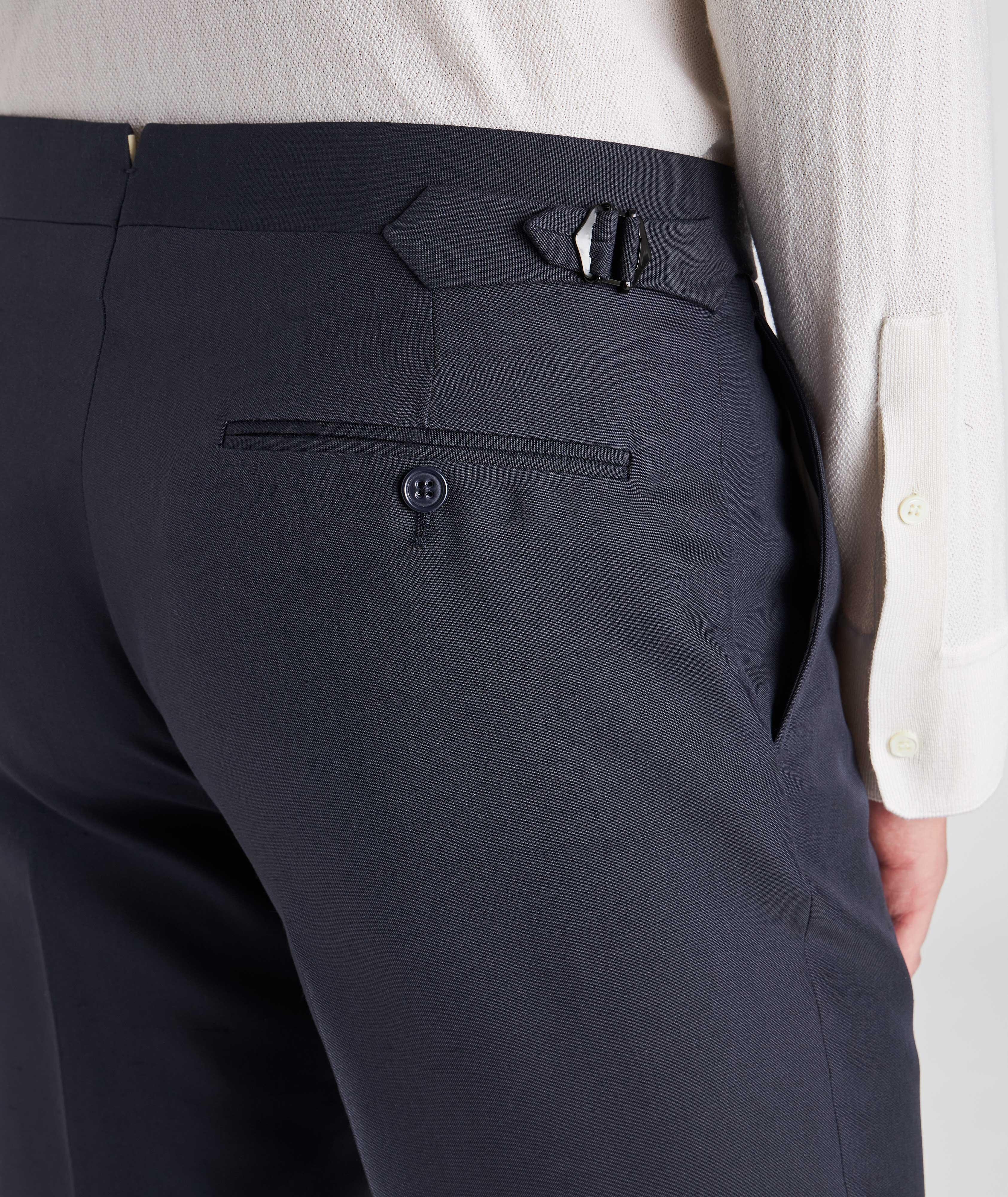 Contemporary Fit Silk Blend Dress Pants image 3