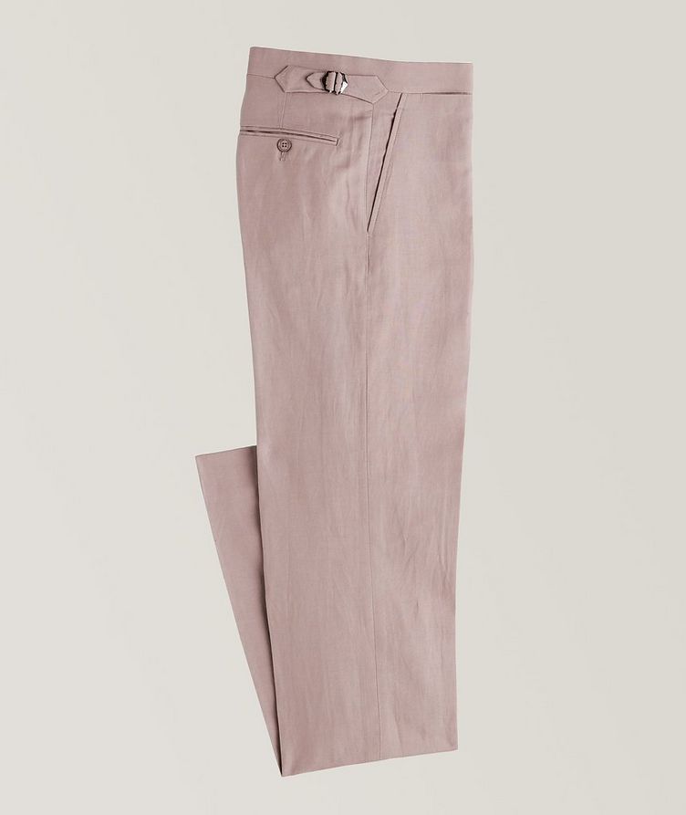 Linen-Blend Dress Pants image 0