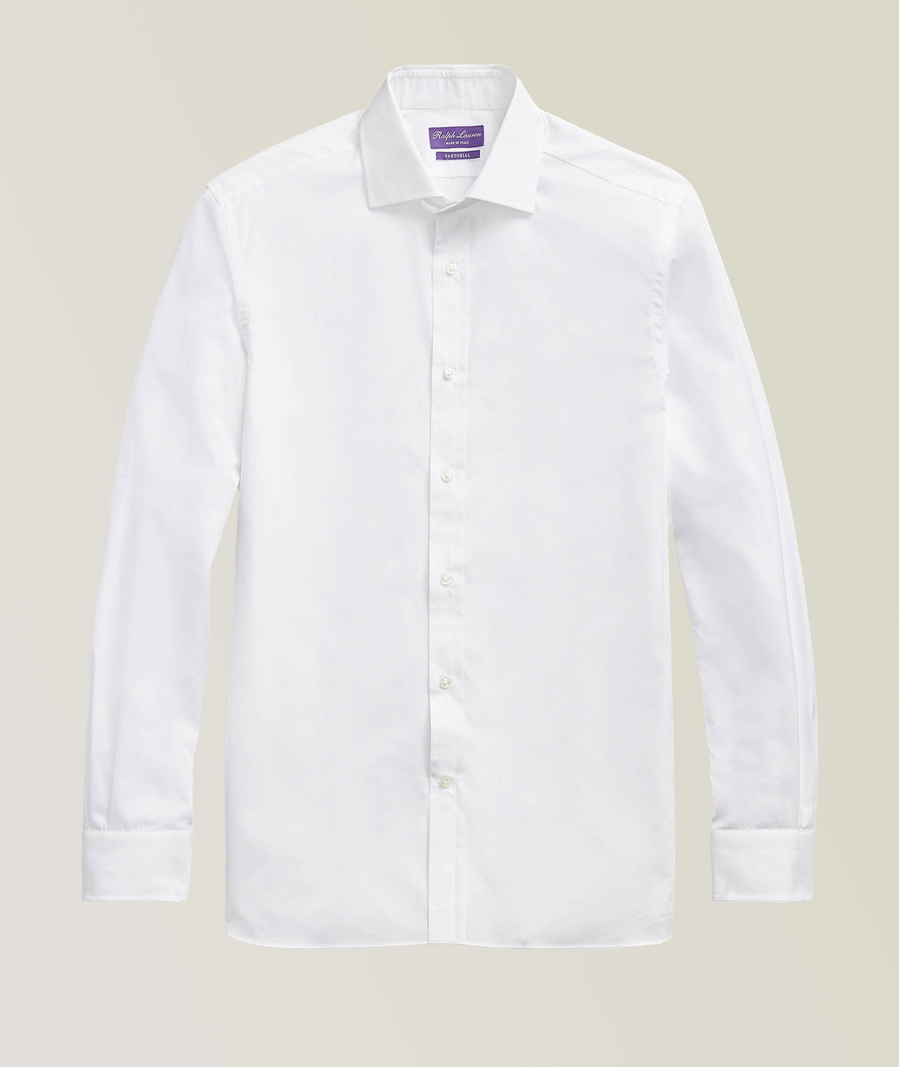 Contemporary-Fit Cotton Blend Dress Shirt image 0