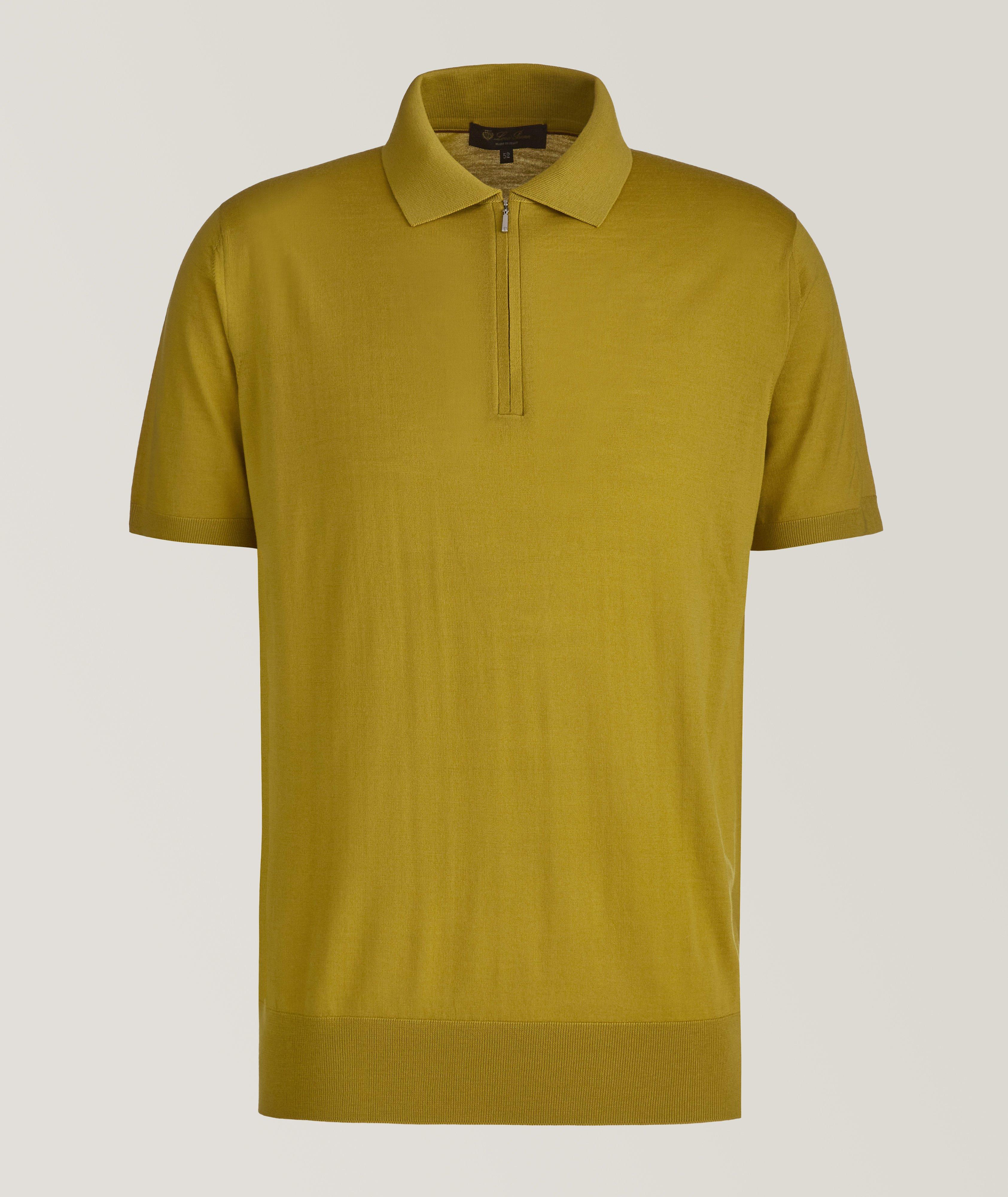 Wish Quarter-Zip Knit Wool Polo image 0