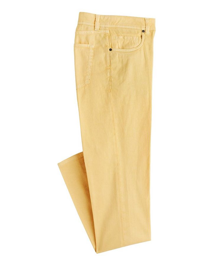 Linen-Cotton Blend Five-Pocket Pant image 0