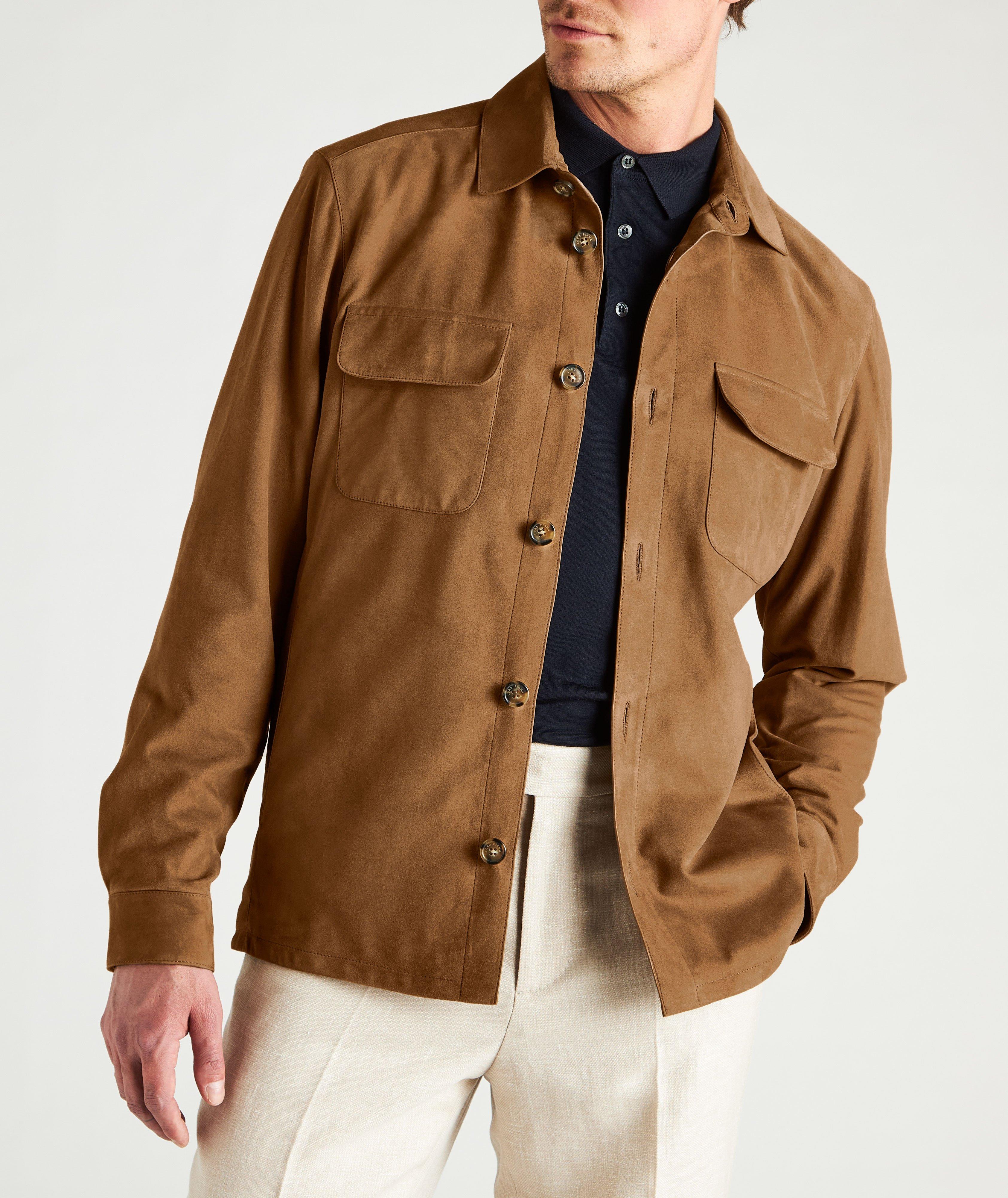 Suede Kidskin Overshirt image 1