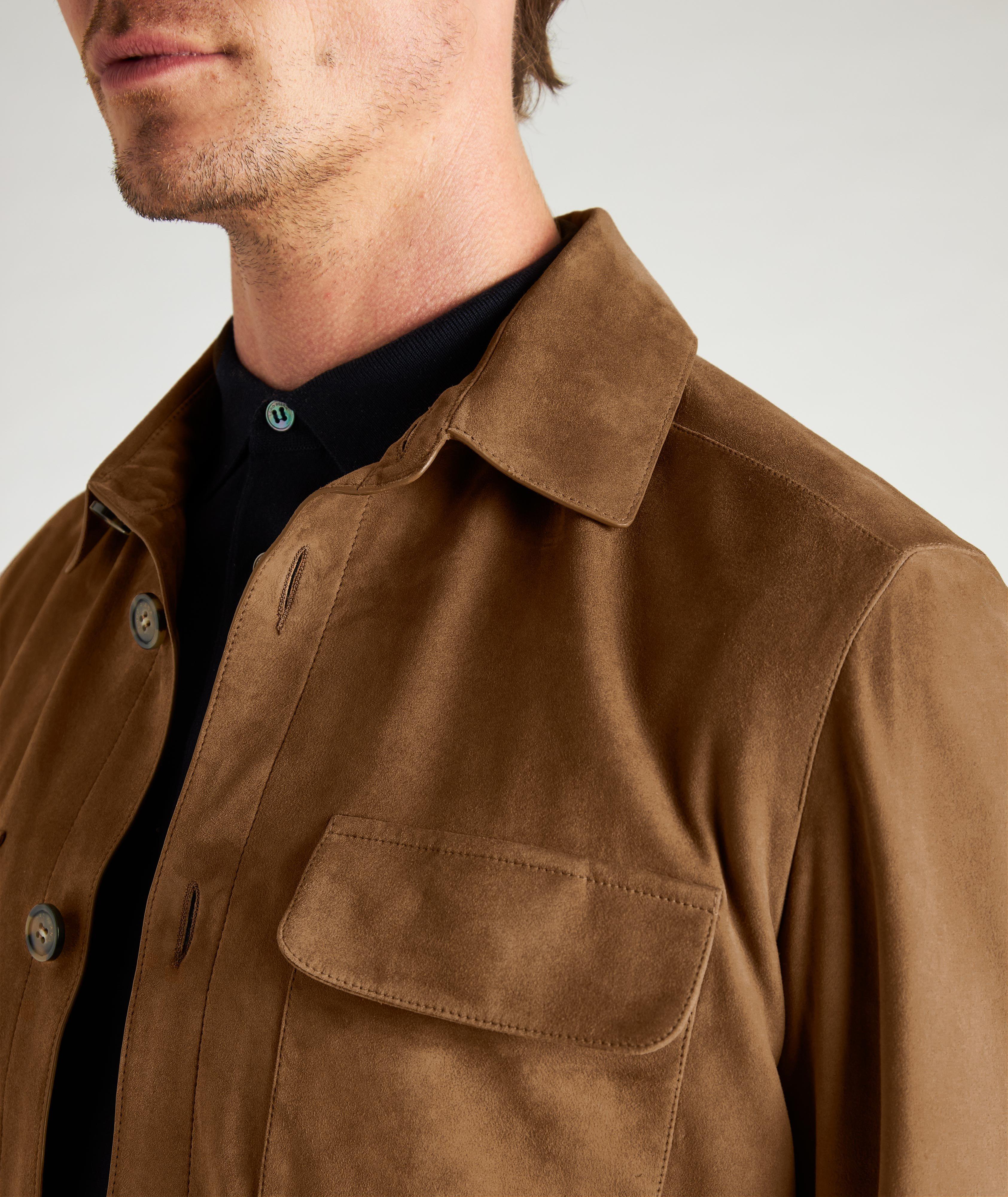 Suede Kidskin Overshirt image 3
