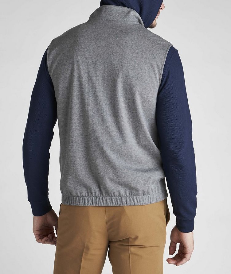 Wool Blend Reversible Vest image 8