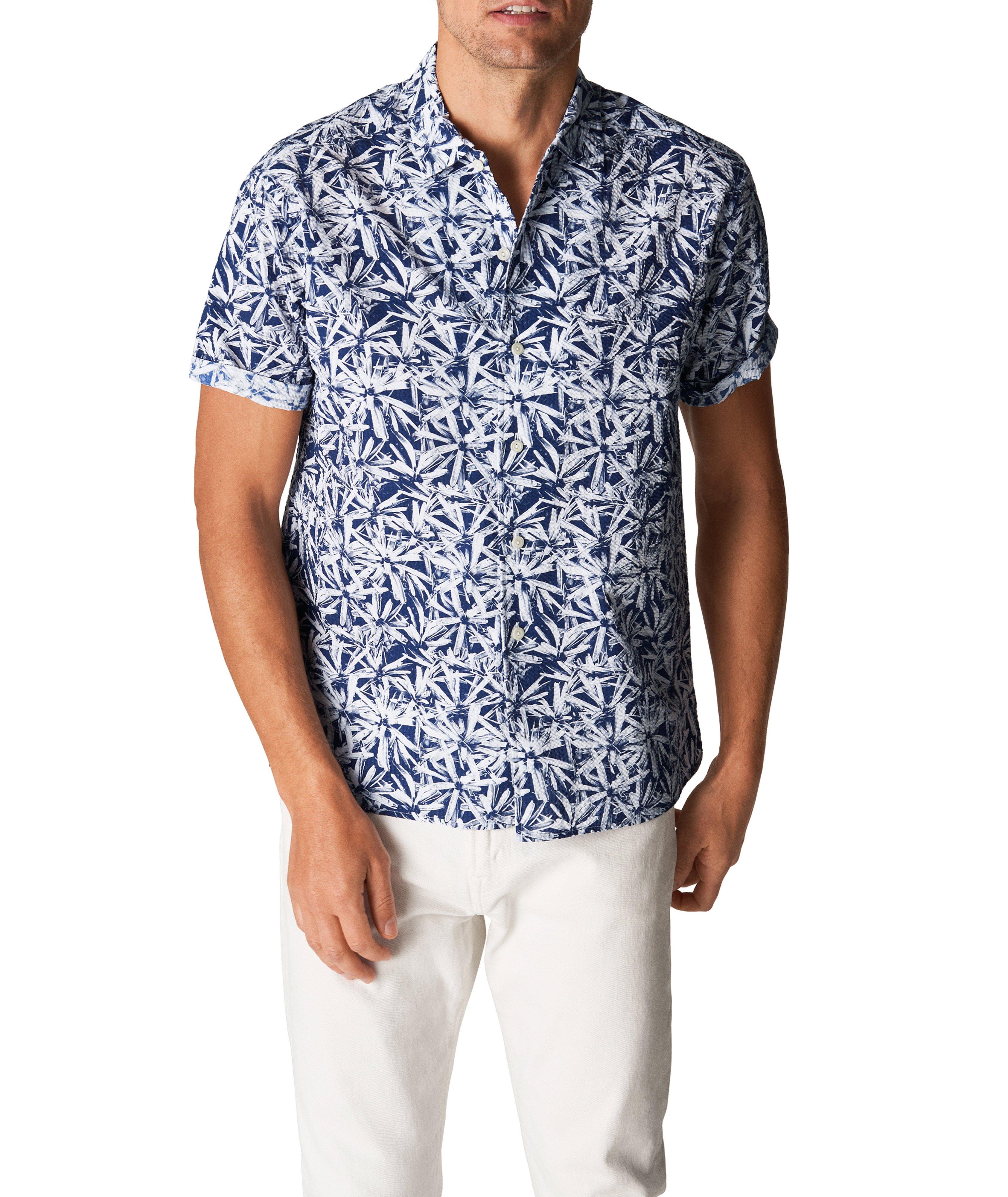 Chemise en toile seersucker, collection Resort image 1