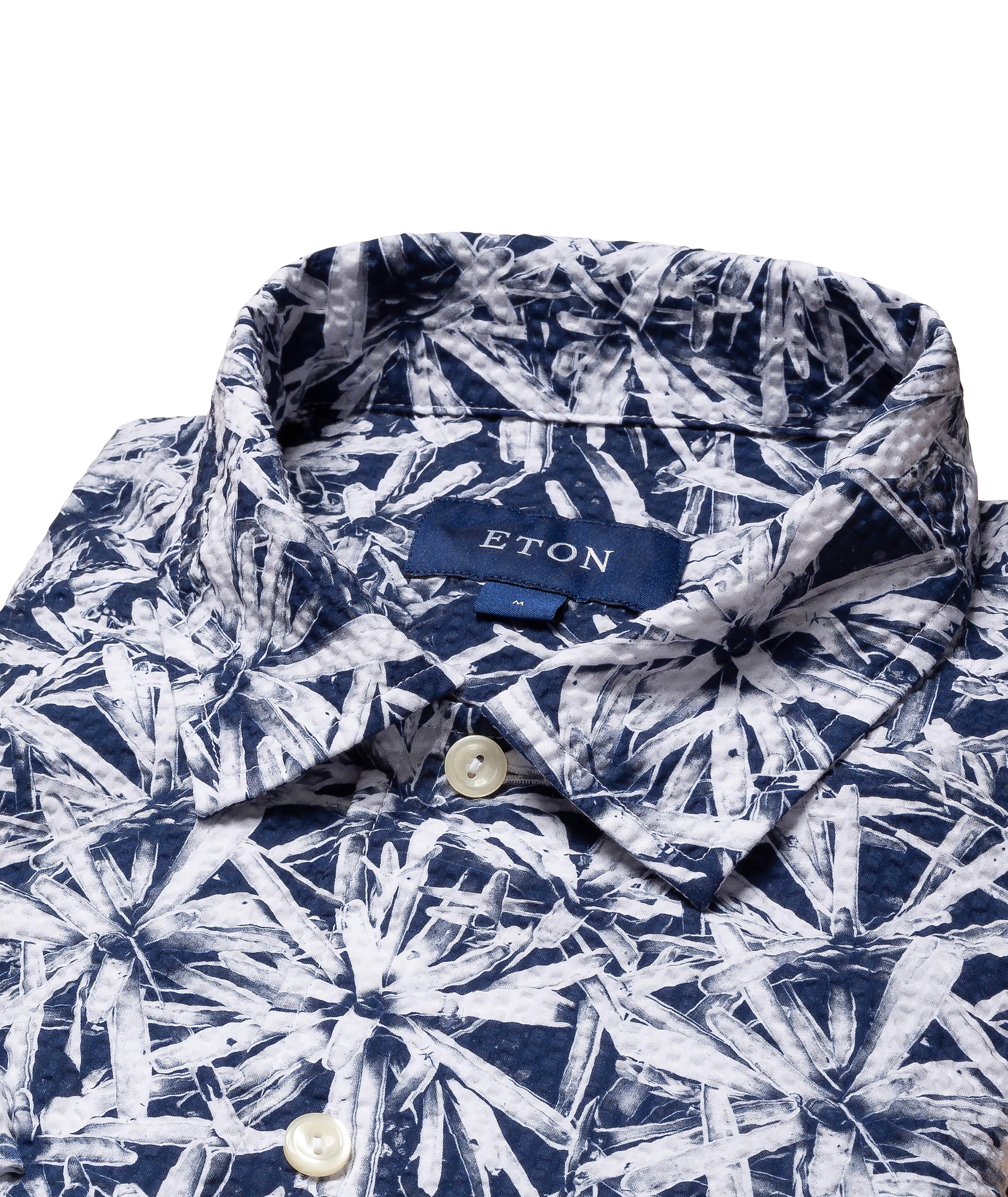 Chemise en toile seersucker, collection Resort image 4
