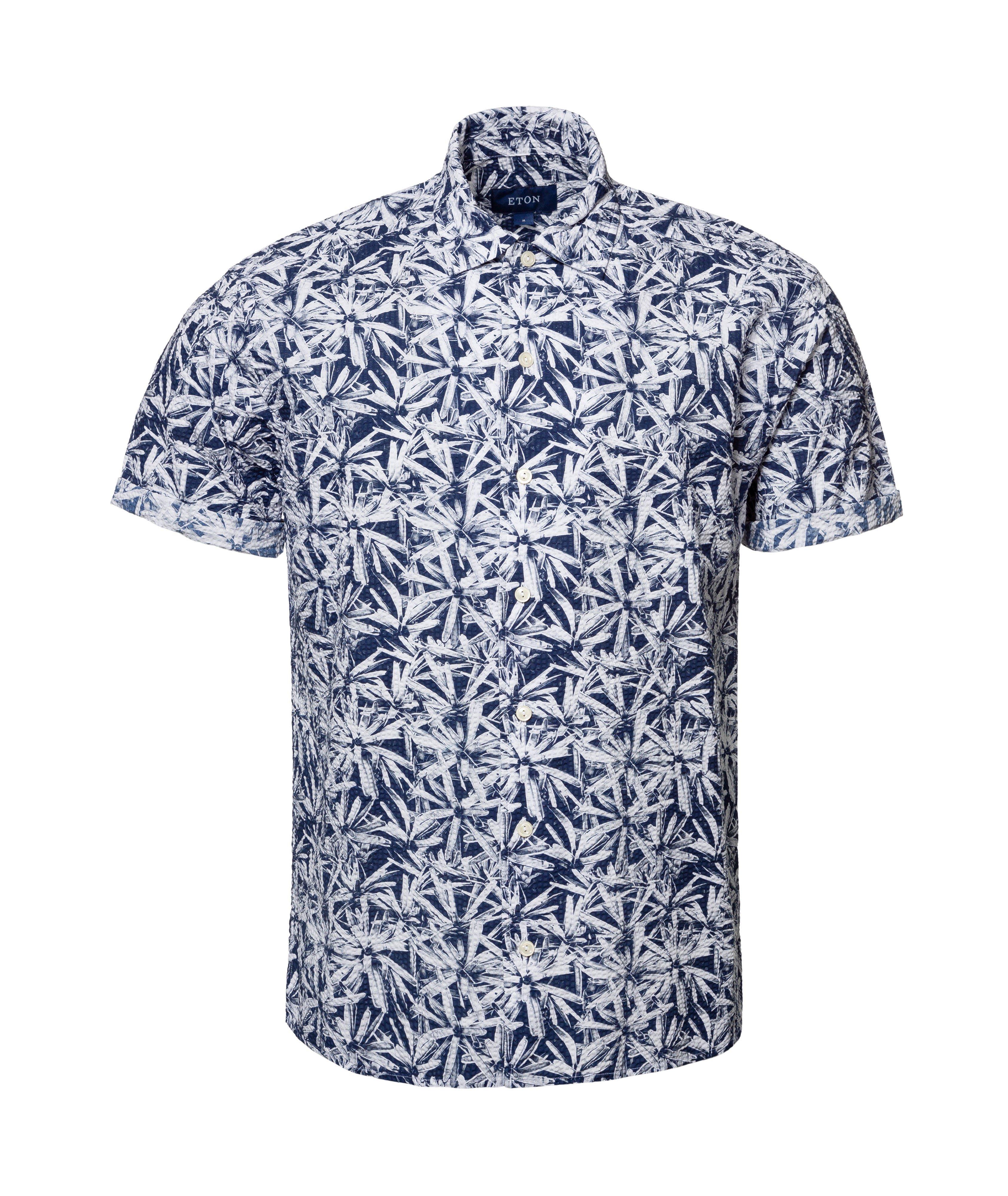 Chemise en toile seersucker, collection Resort image 0