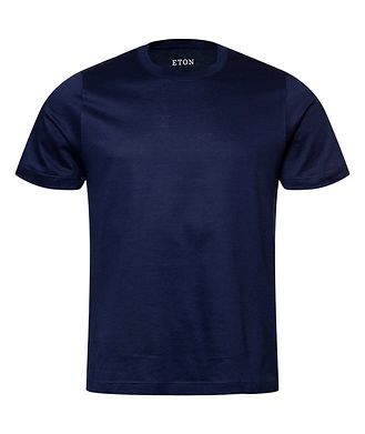 Eton T-shirt en coton et lin