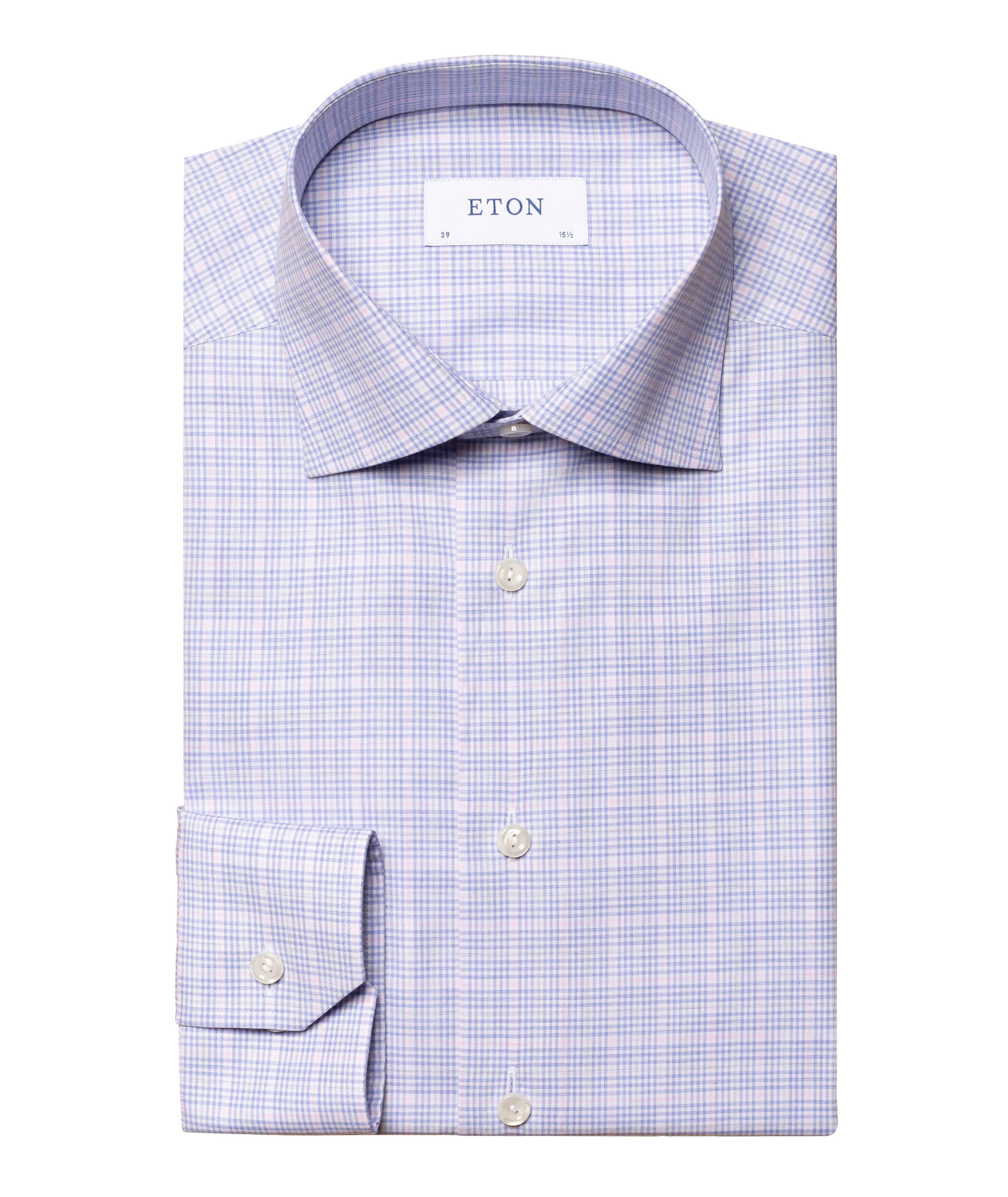 Chemise habillée à motif quadrillé de coupe amincie image 0
